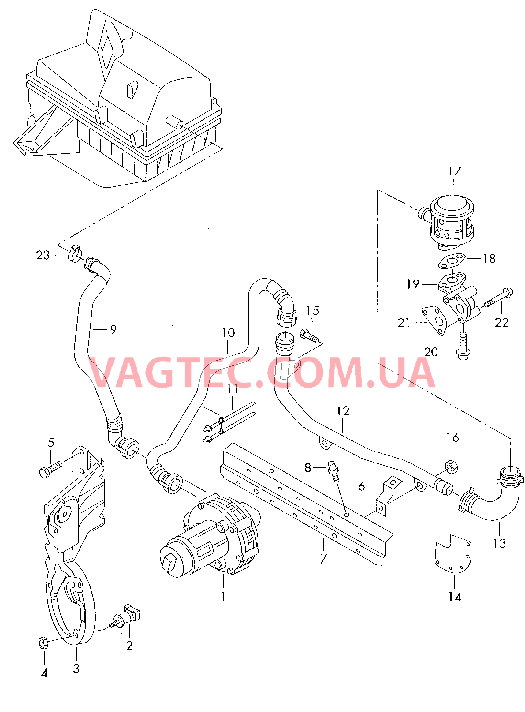 Насос вторичного воздуха  для VOLKSWAGEN Passat 2002