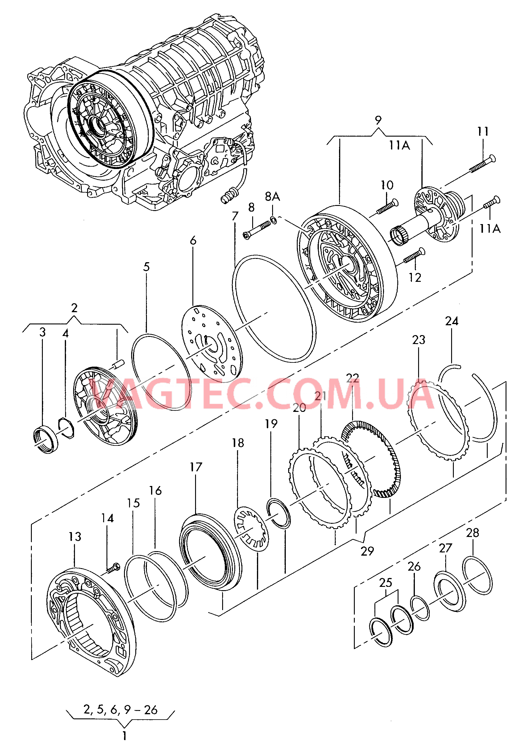  AUDI A6 Насос, масляный для 5-ступенчатой АКП   ------------------------------ для AUDI A6 2001