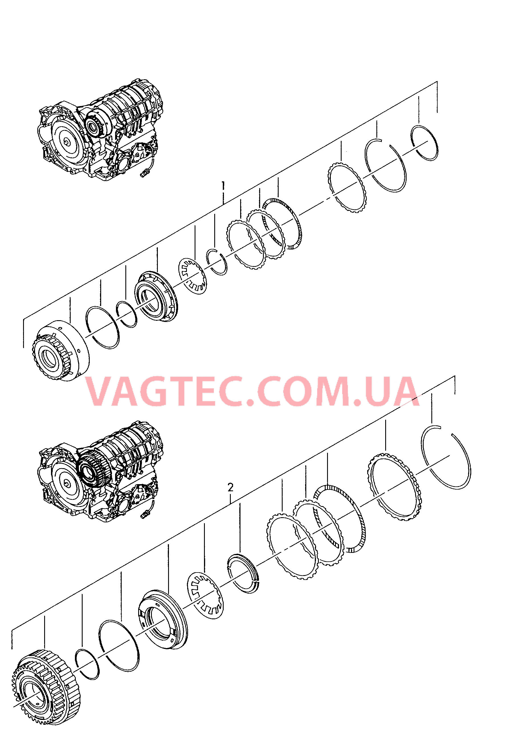 Cцепление/муфта для 5-ступенчатой АКП  для VOLKSWAGEN Passat 2000-1