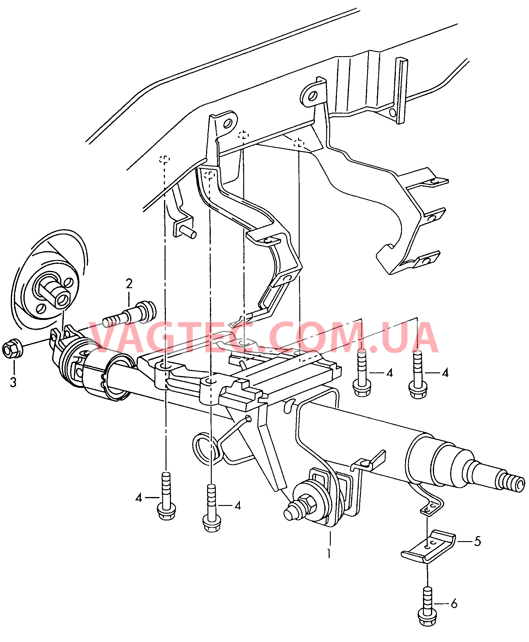 Рулевая колонка  для VOLKSWAGEN Passat 2000-1