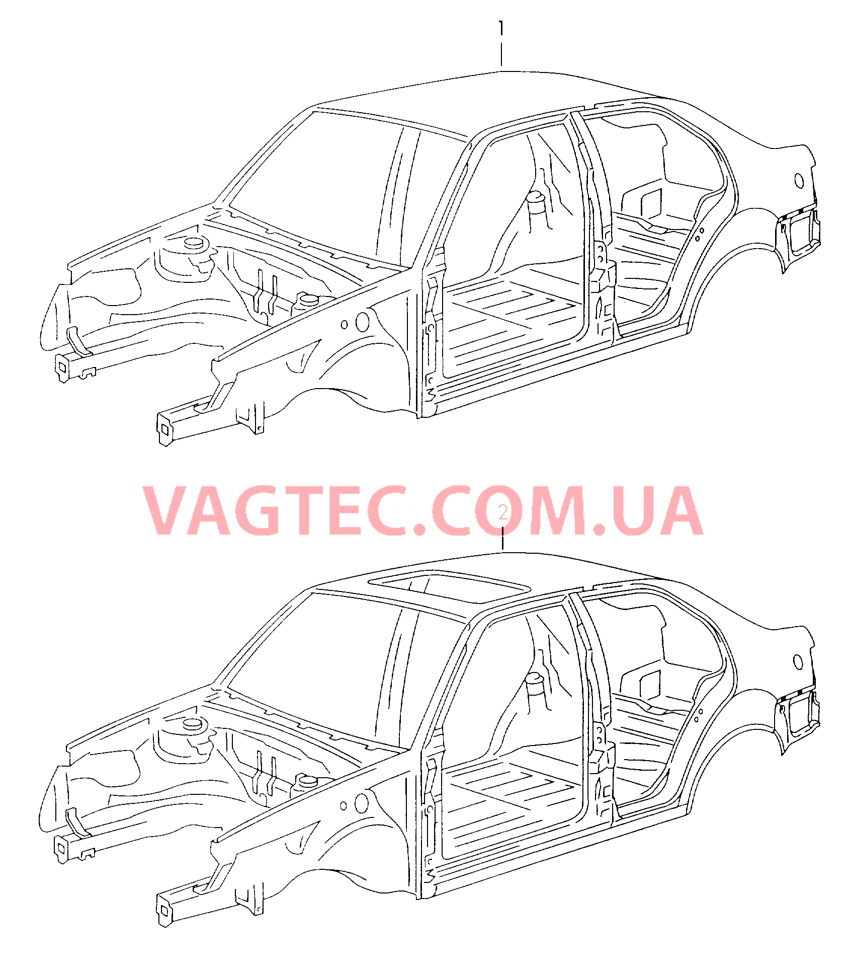 Кузов  для VOLKSWAGEN Bora 2000