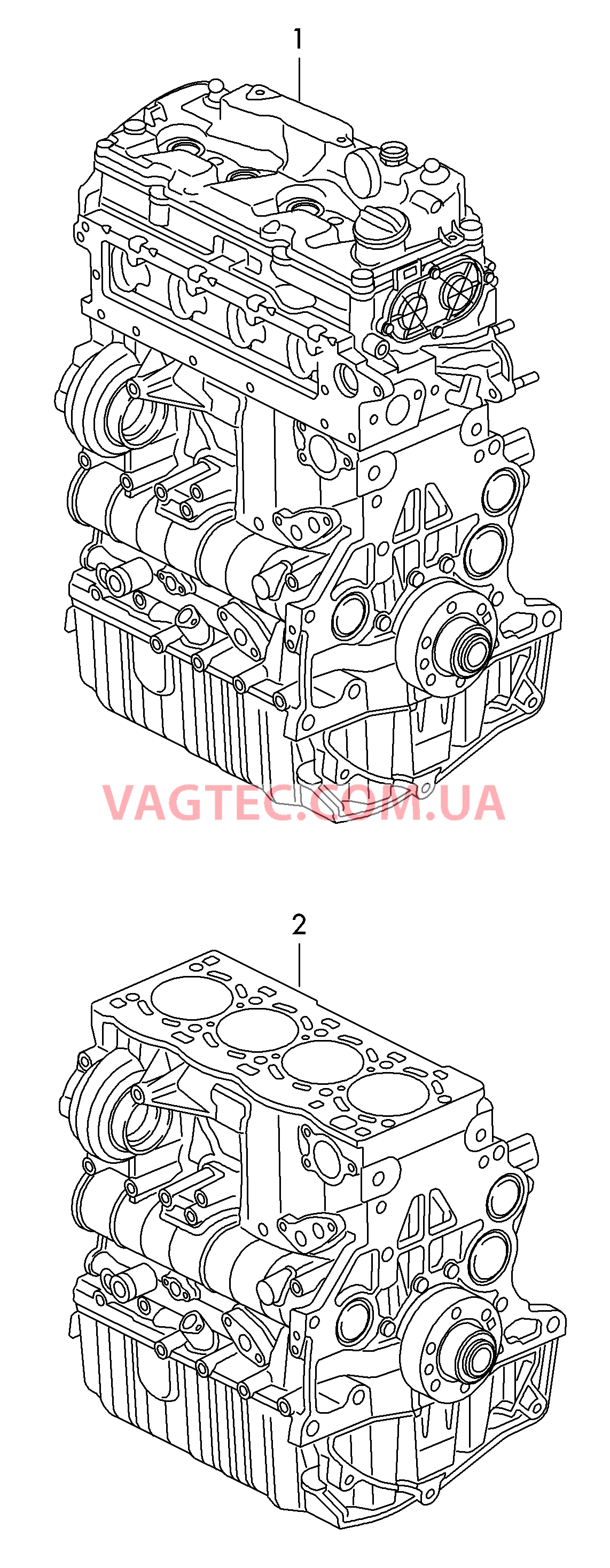 Двигатель с ГБЦ  для VOLKSWAGEN Beetle.Cabriolet 2019