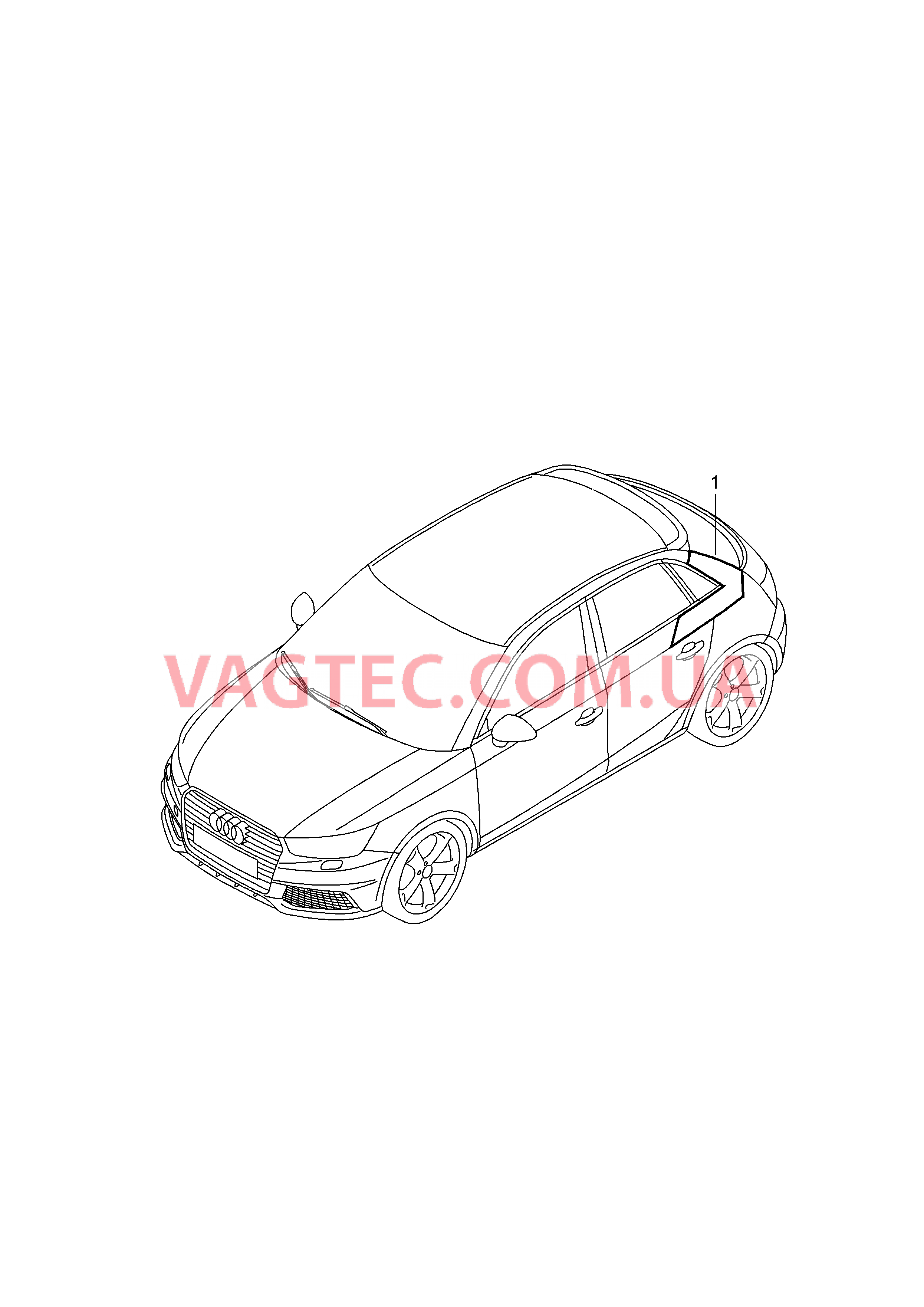  AUDI A1 Оригинальные аксессуары  AUDI A1 Накладка декоративная  для AUDI A1 2011