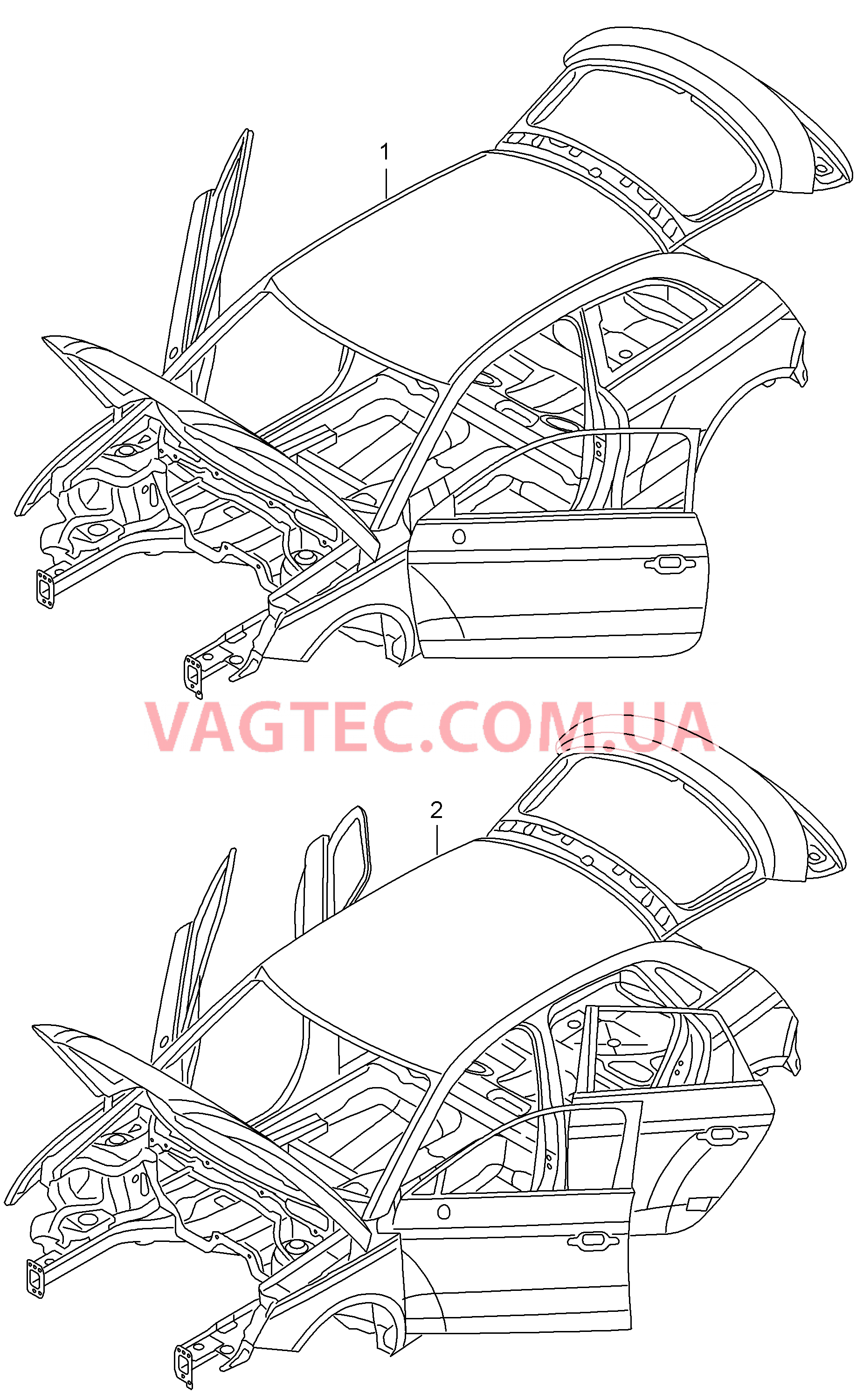 Кузов  для AUDI A1 2012