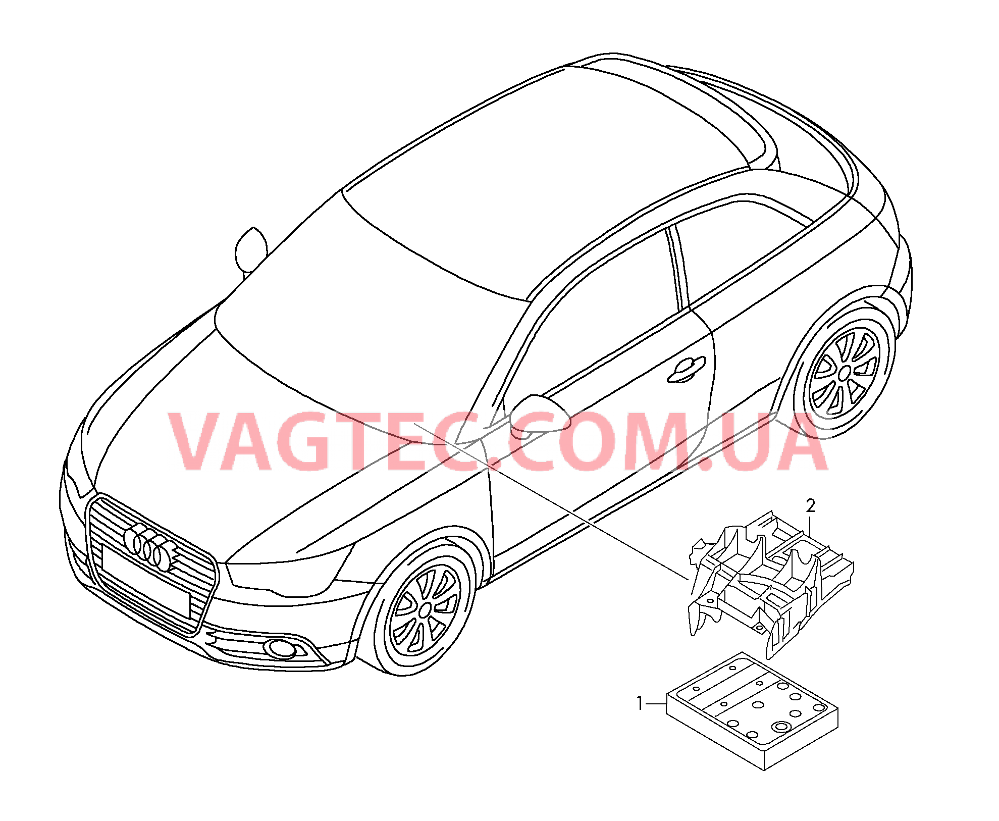 Блок управления бортовой сети  для AUDI A1 2014