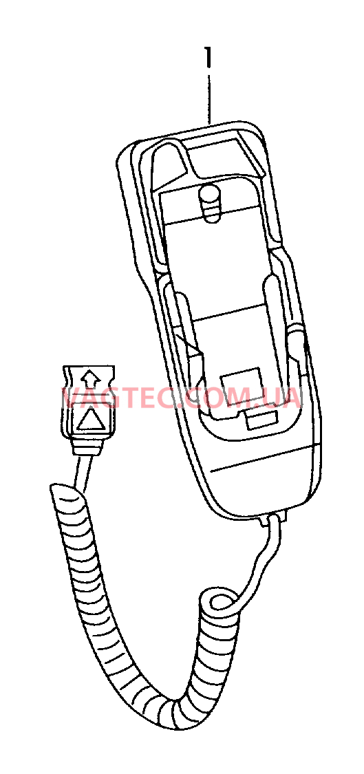  AUDI A2 Оригинальные аксессуары  AUDI A2 К-т для подключения моб.телеф. для а/м с серийной подготовкой постзаводской устан. телефона F 8Z-1-000 001>> 8Z-3-050 000 для AUDI A2 2000