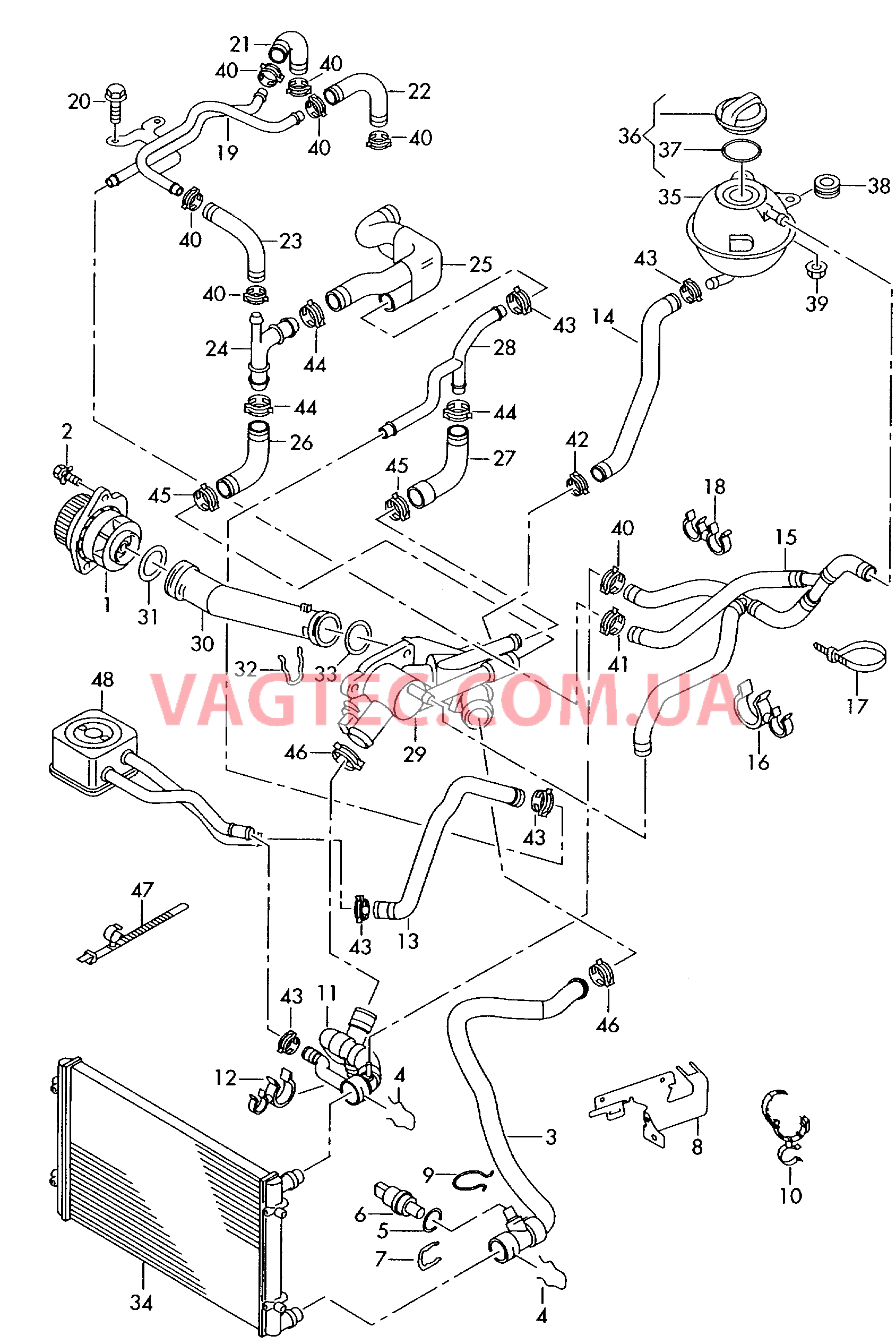  AUDI A2 Насос системы охлаждения  AUDI A2 Жидкостное охлаждение  для AUDI A2 2000