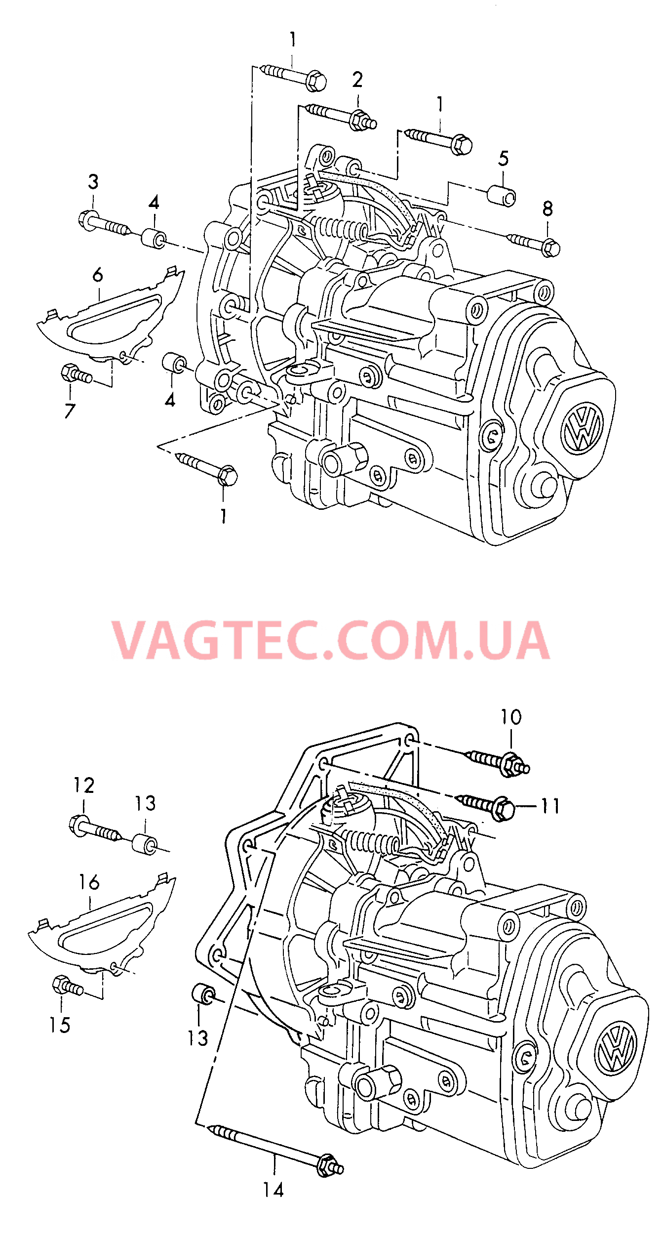 Детали крепления для двигателя и КП  для SEAT Arosa 2003