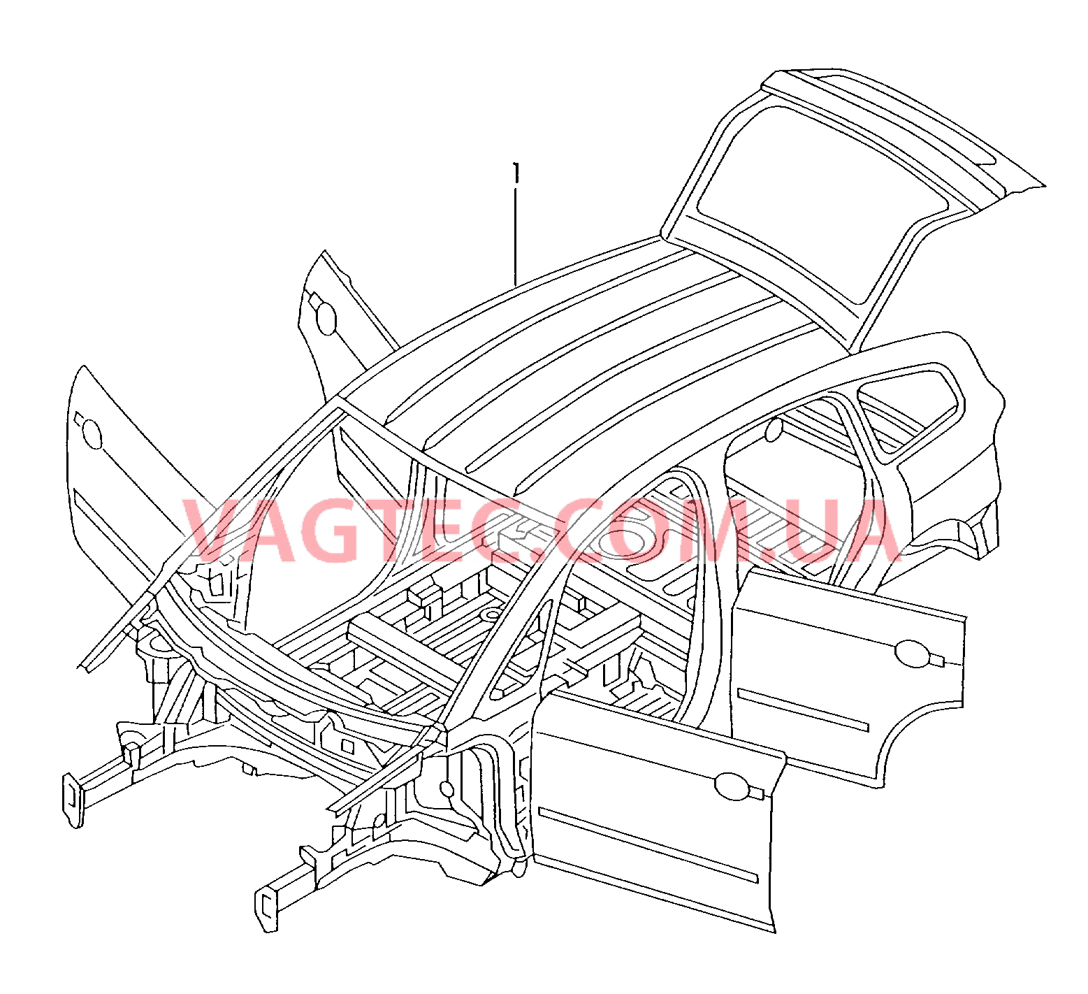 Кузов  для AUDI A2 2001