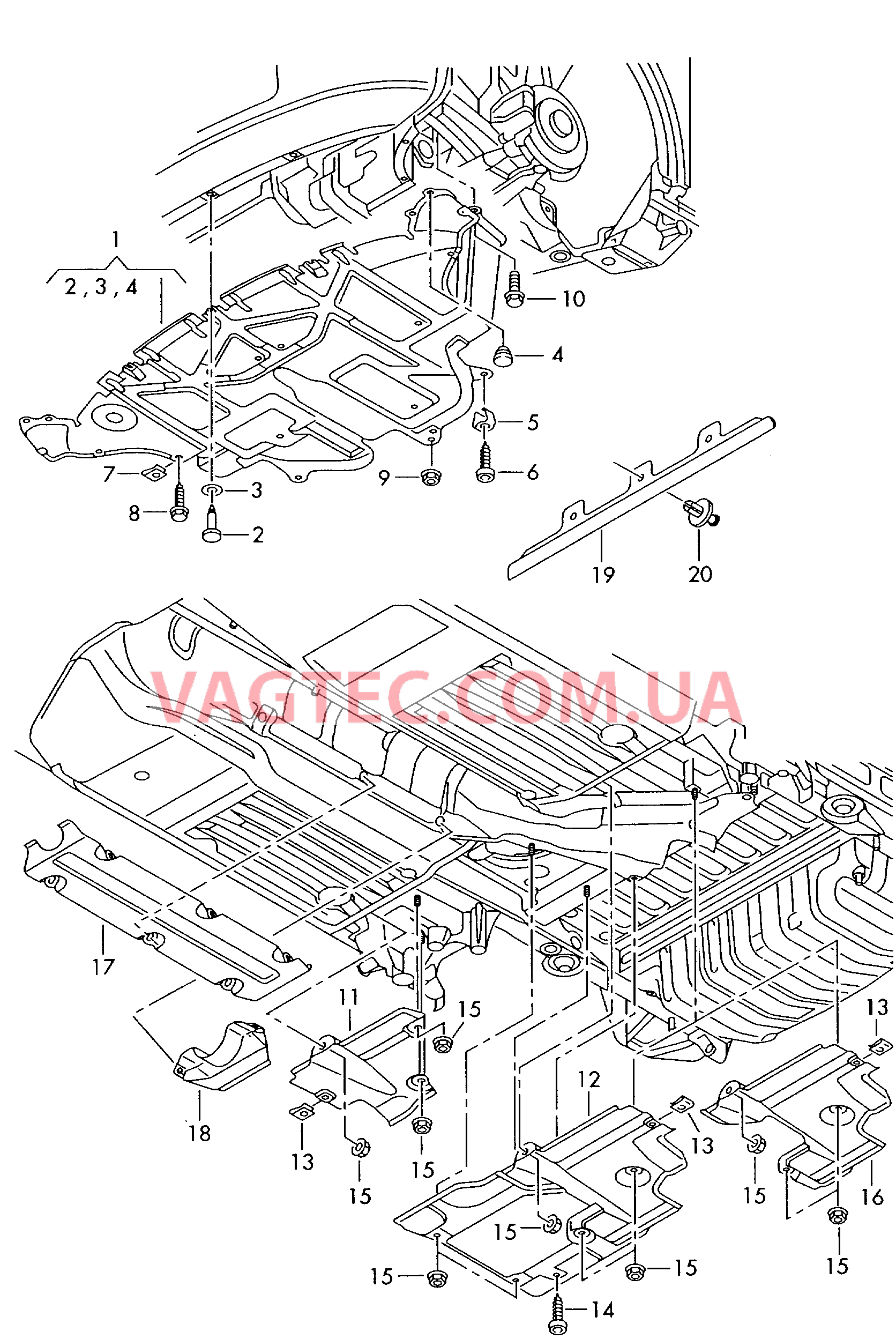 Шумоизоляция Облицовка для пола и колесной арки  для AUDI A2 2005