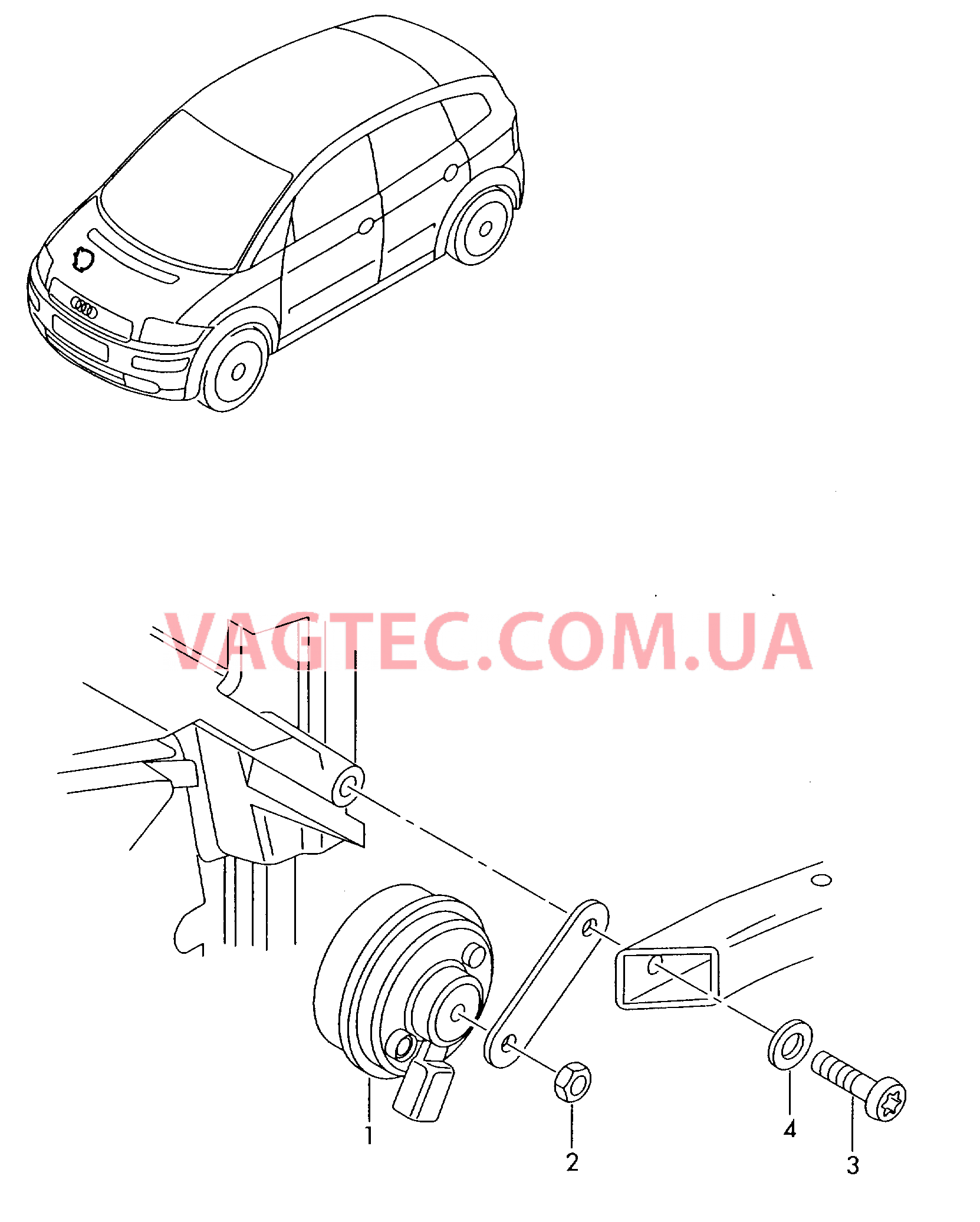 Звуковой сигнал  для AUDI A2 2003