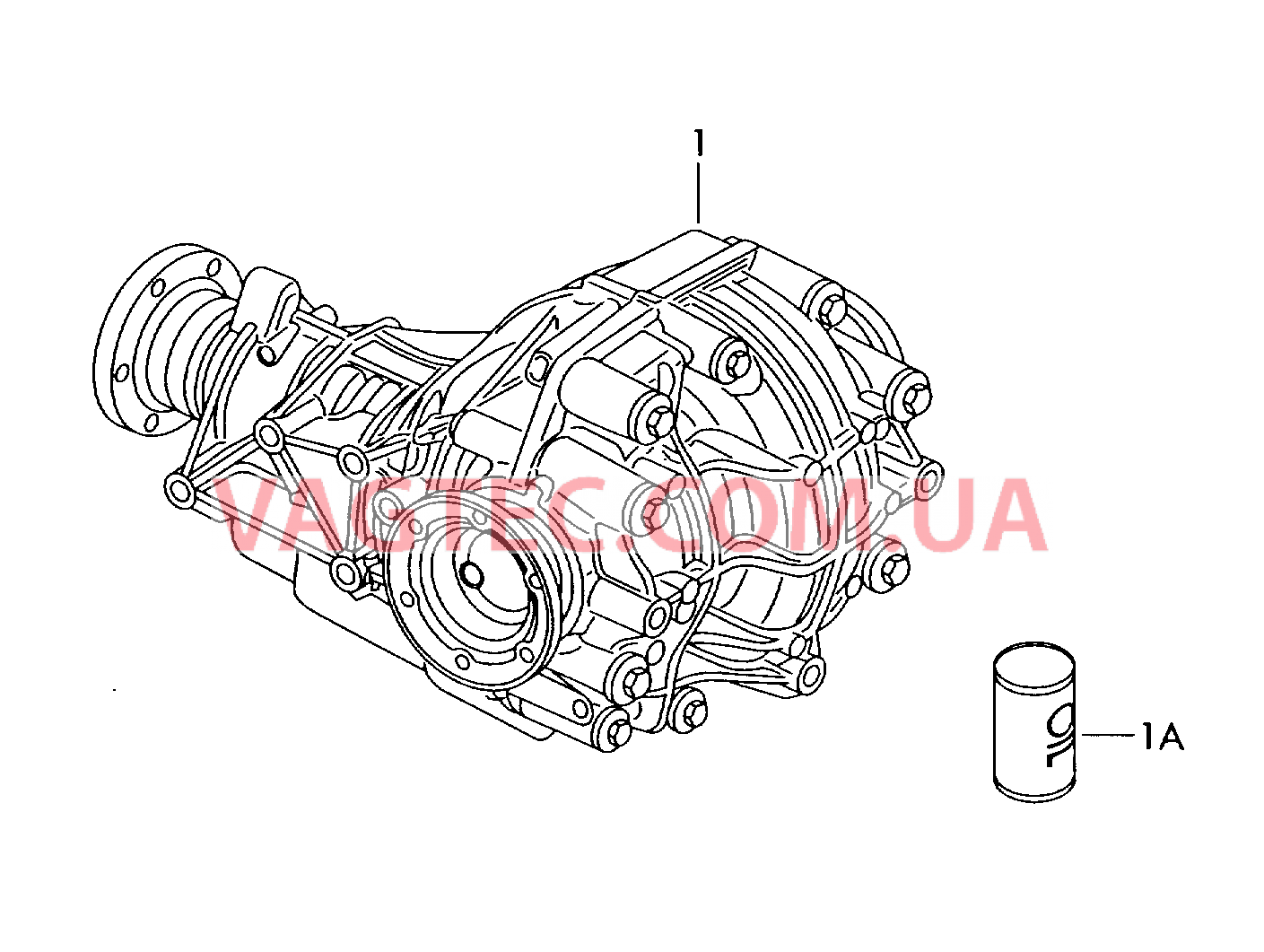 Главная передача заднего моста  для AUDI A6 2009