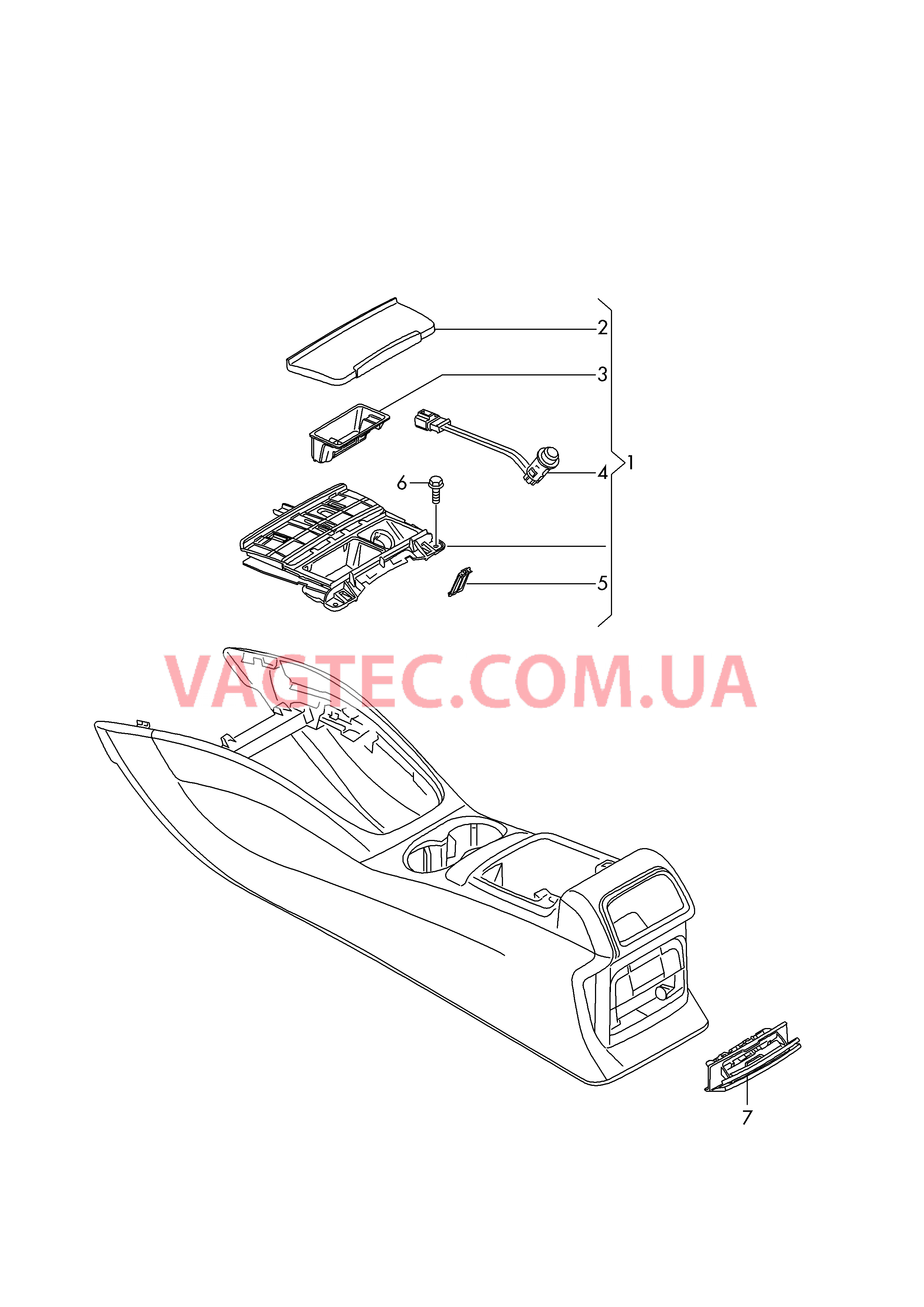 Пепельница  для AUDI RS5 2013