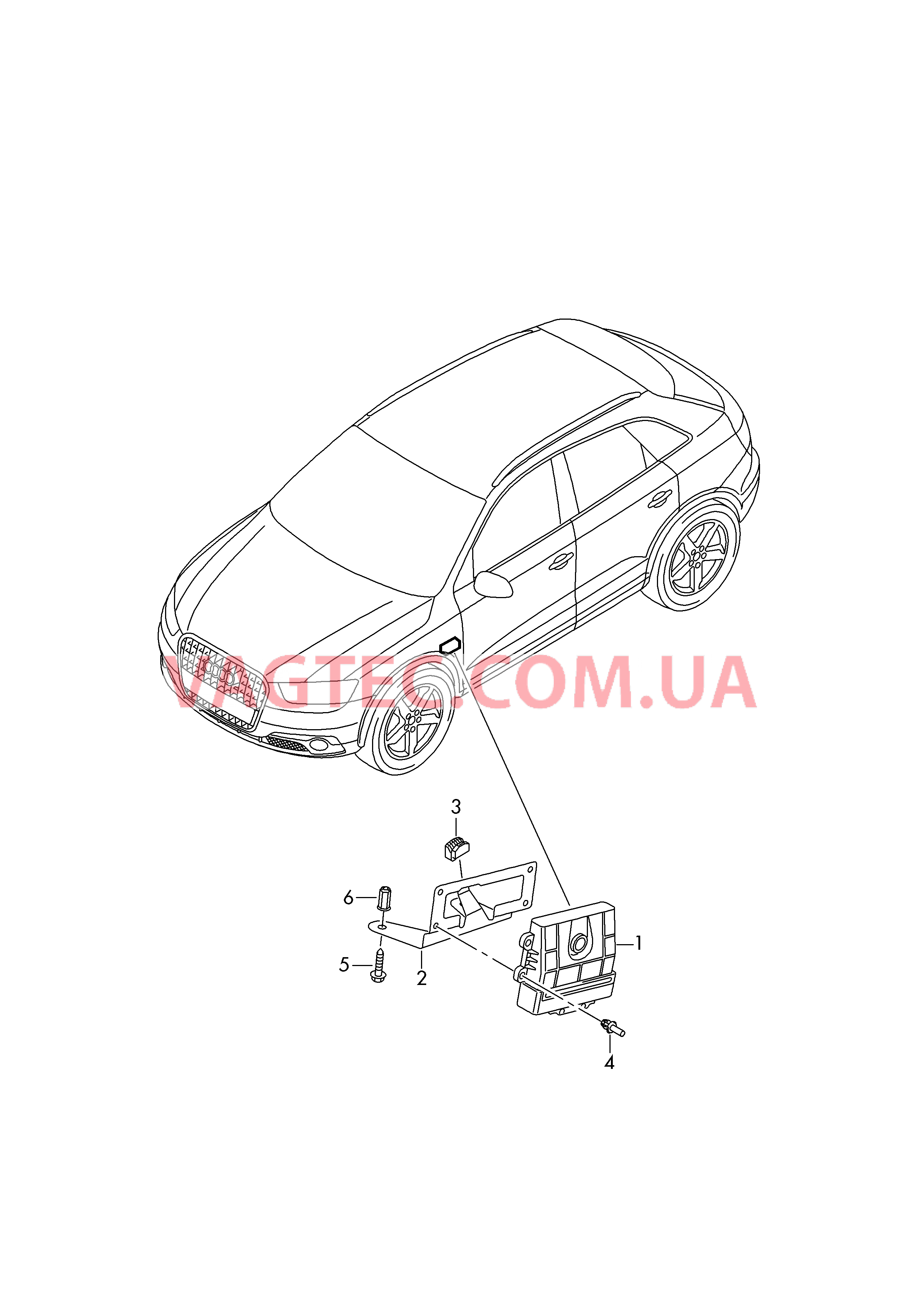БУ 6-ступенчатой АКП .  для AUDI Q3 2014