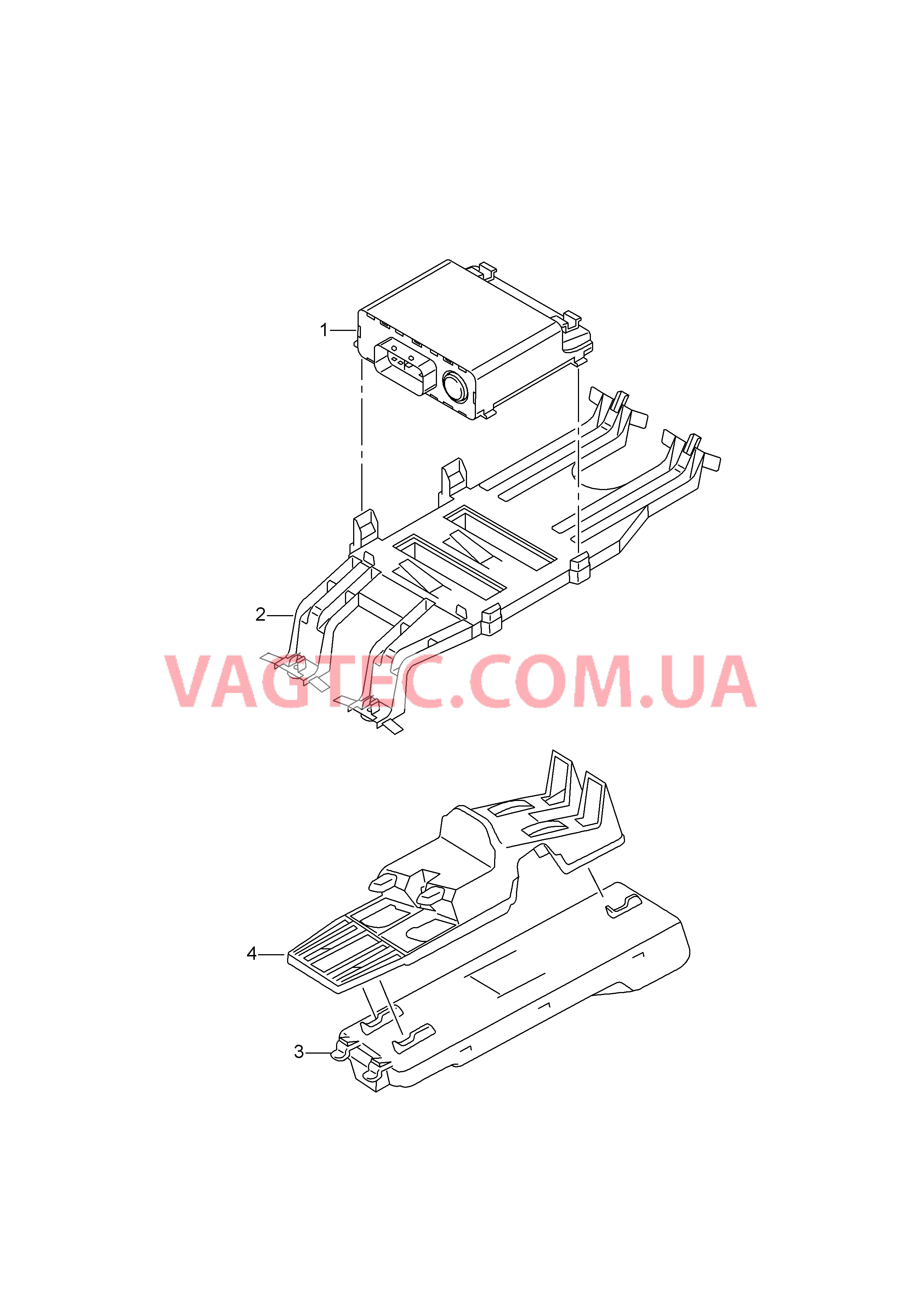  AUDI Q3 Преобразователь напряжения БУ двери багажного отсека  для AUDI Q3 2012