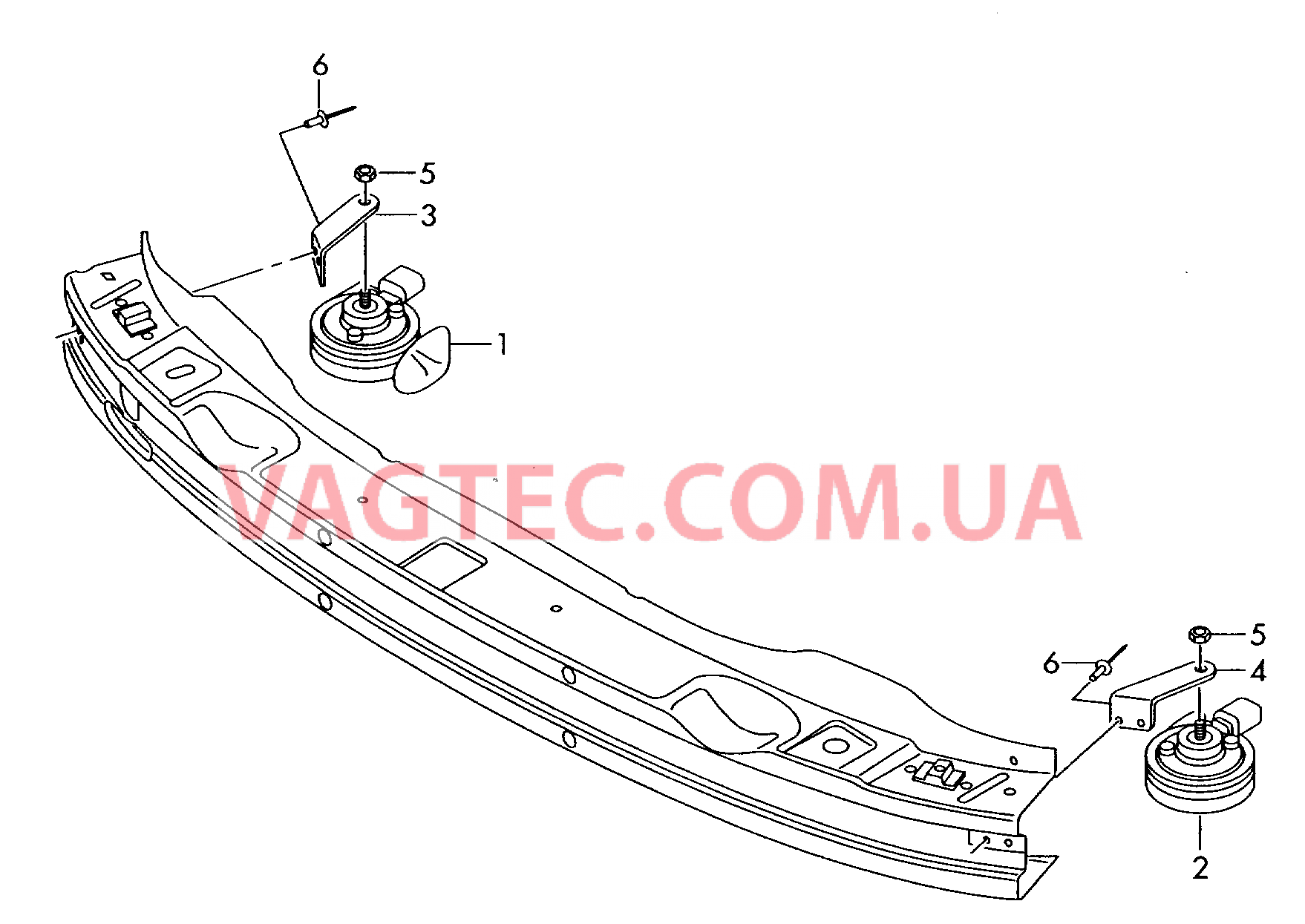 Звуковой сигнал  для AUDI A4 2006