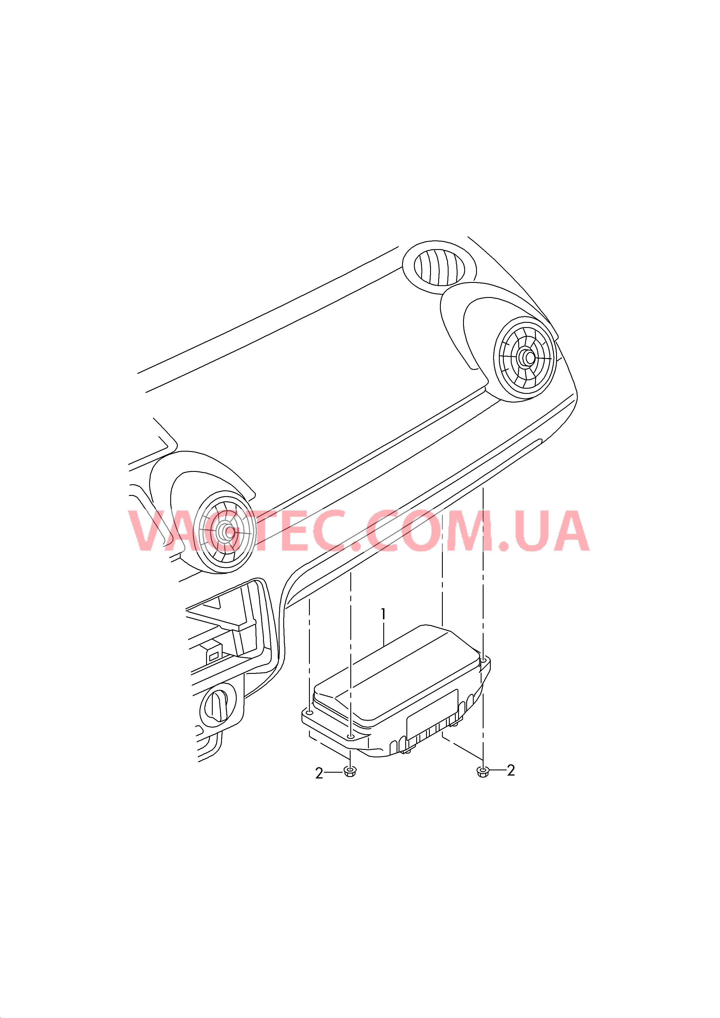 Модуль подушки безопасности (сторона переднего пассажира)  для AUDI A1 2015