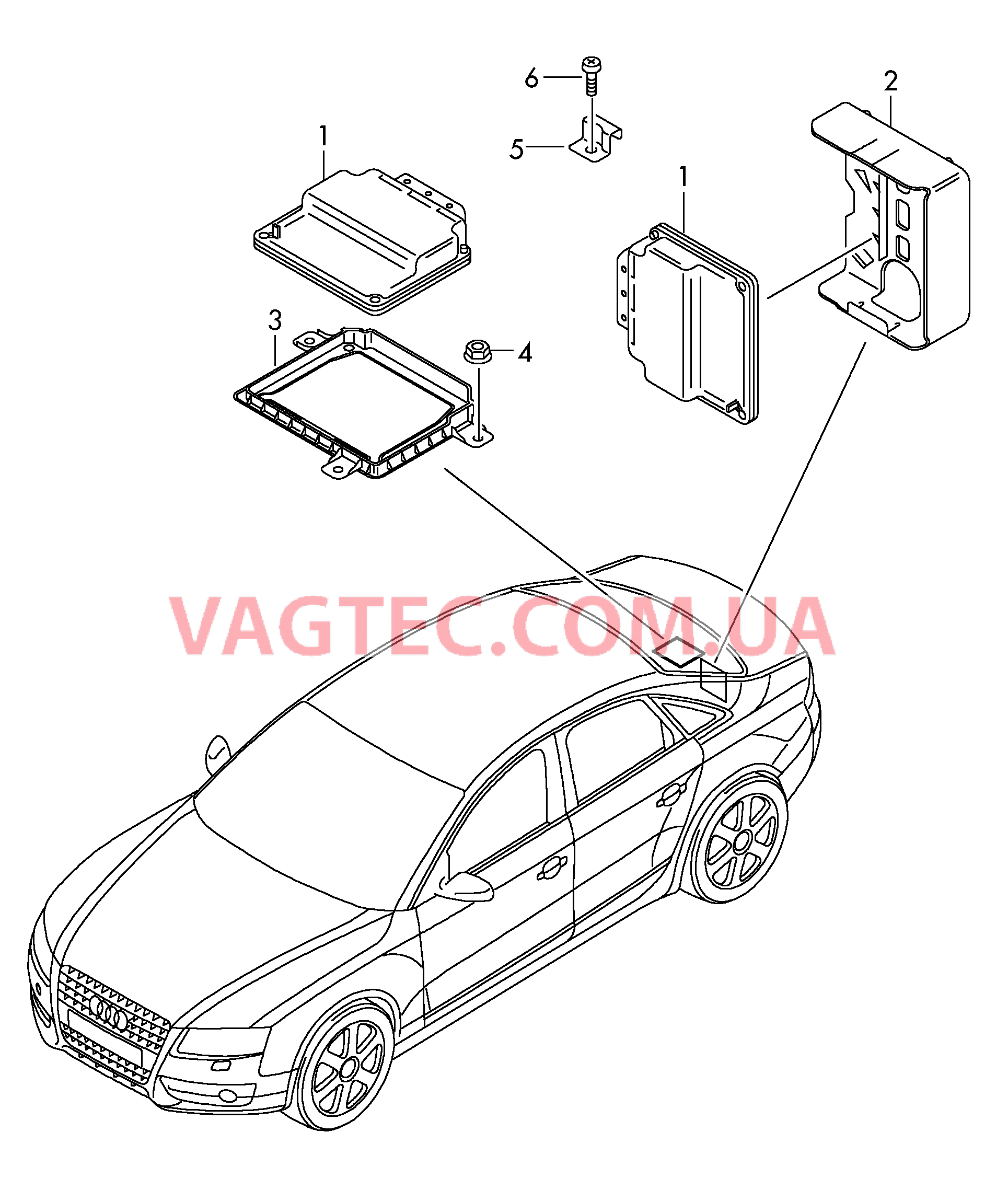 Блок управления полного привода  для AUDI RS5C 2014