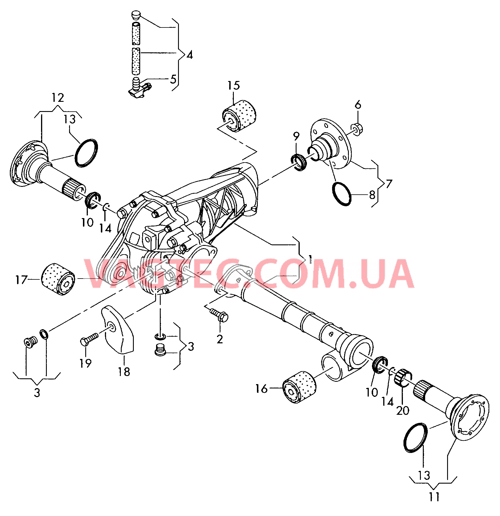 Картер коробки передач  для VOLKSWAGEN Touareg 2004