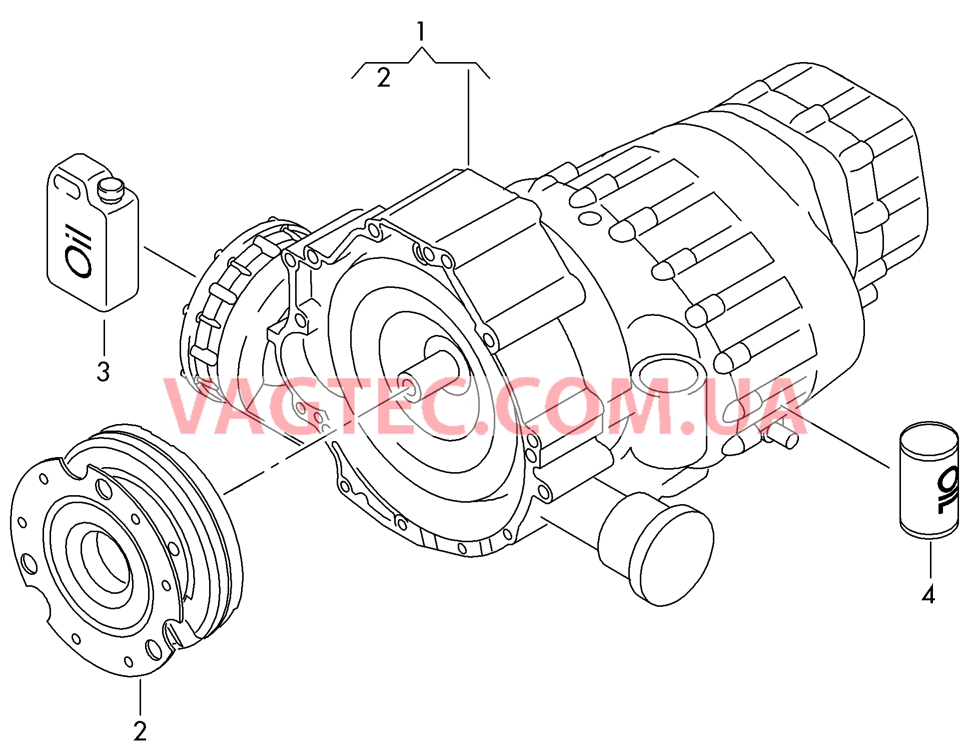 КП в сборе для бесступенчатой АКП  для AUDI A5 2012