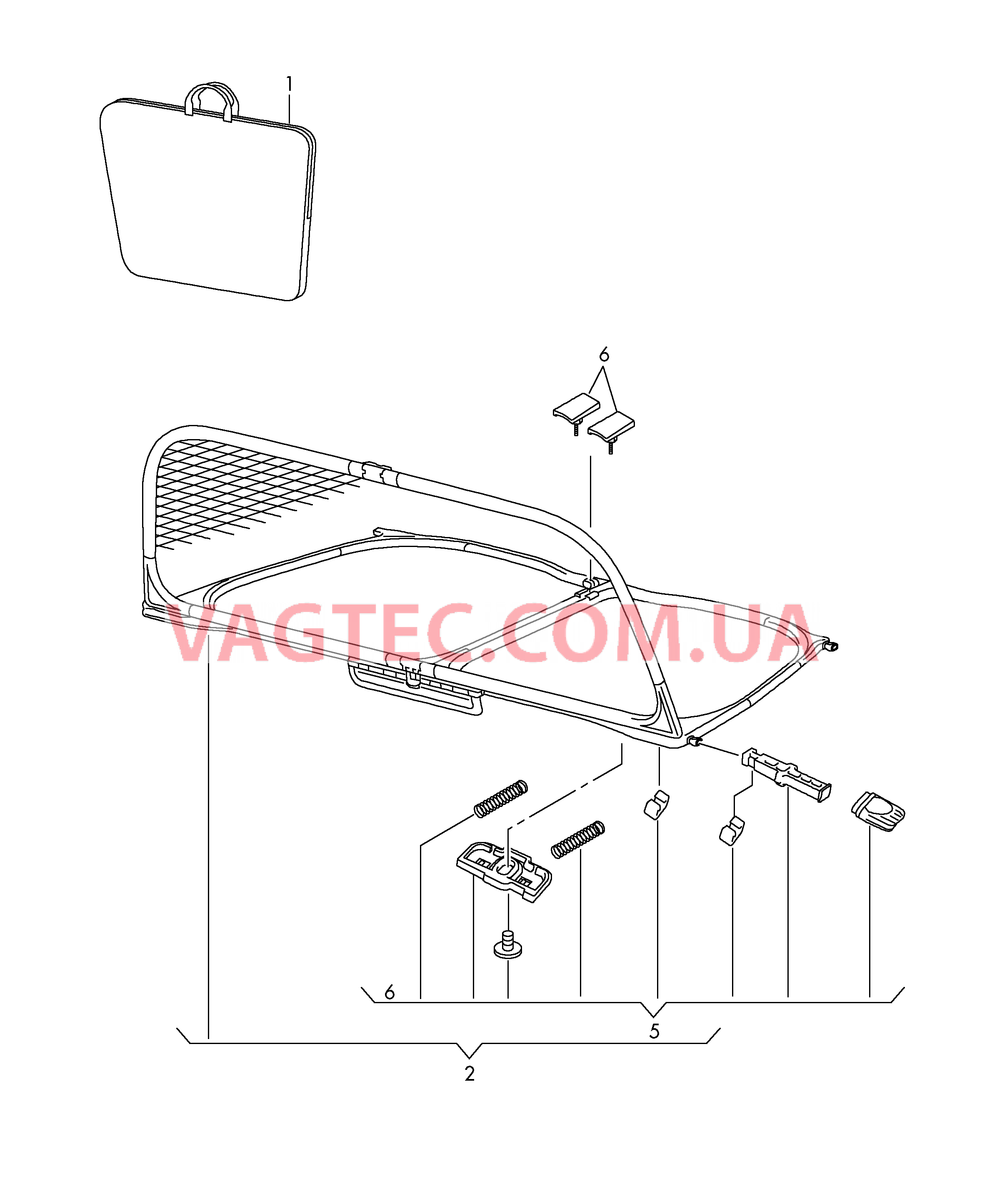 Ветрозащитная стенка  для AUDI RS5C 2015