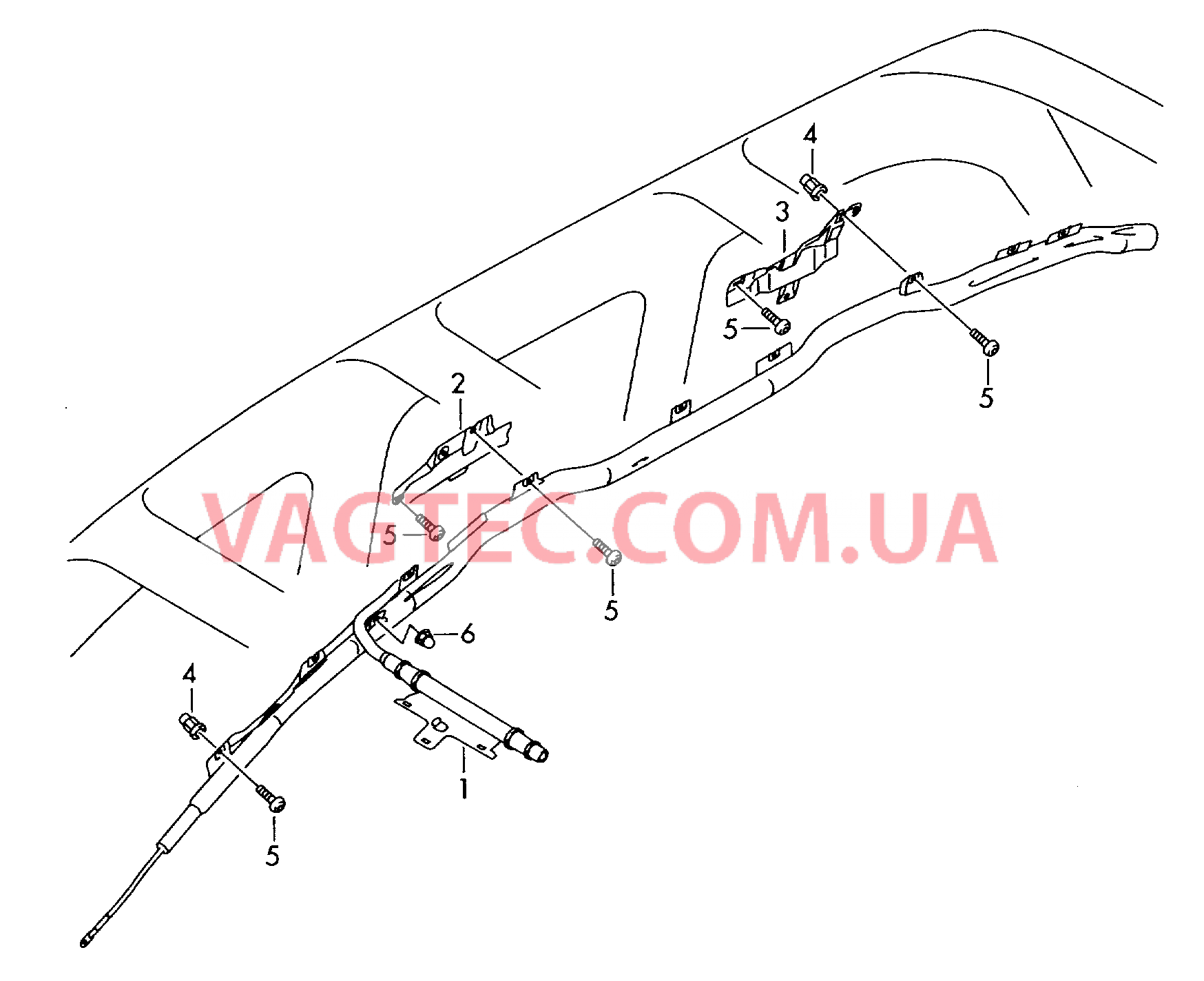 Модуль подушки без. для головы  для AUDI Q7 2009