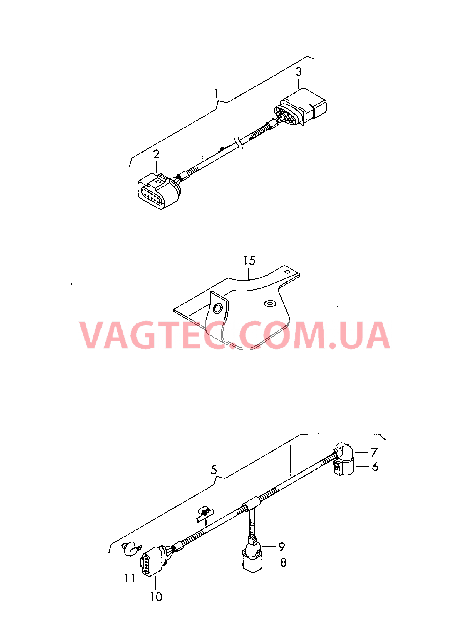 Кабель-адаптер ALLRADKUPPLUNG  для AUDI A3 2008