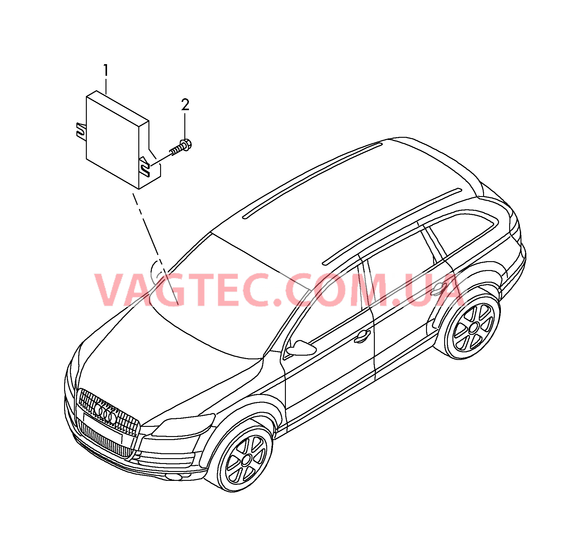 Диагностический интерфейс шин данных   D -    MJ 2010>> для AUDI A6Q 2011