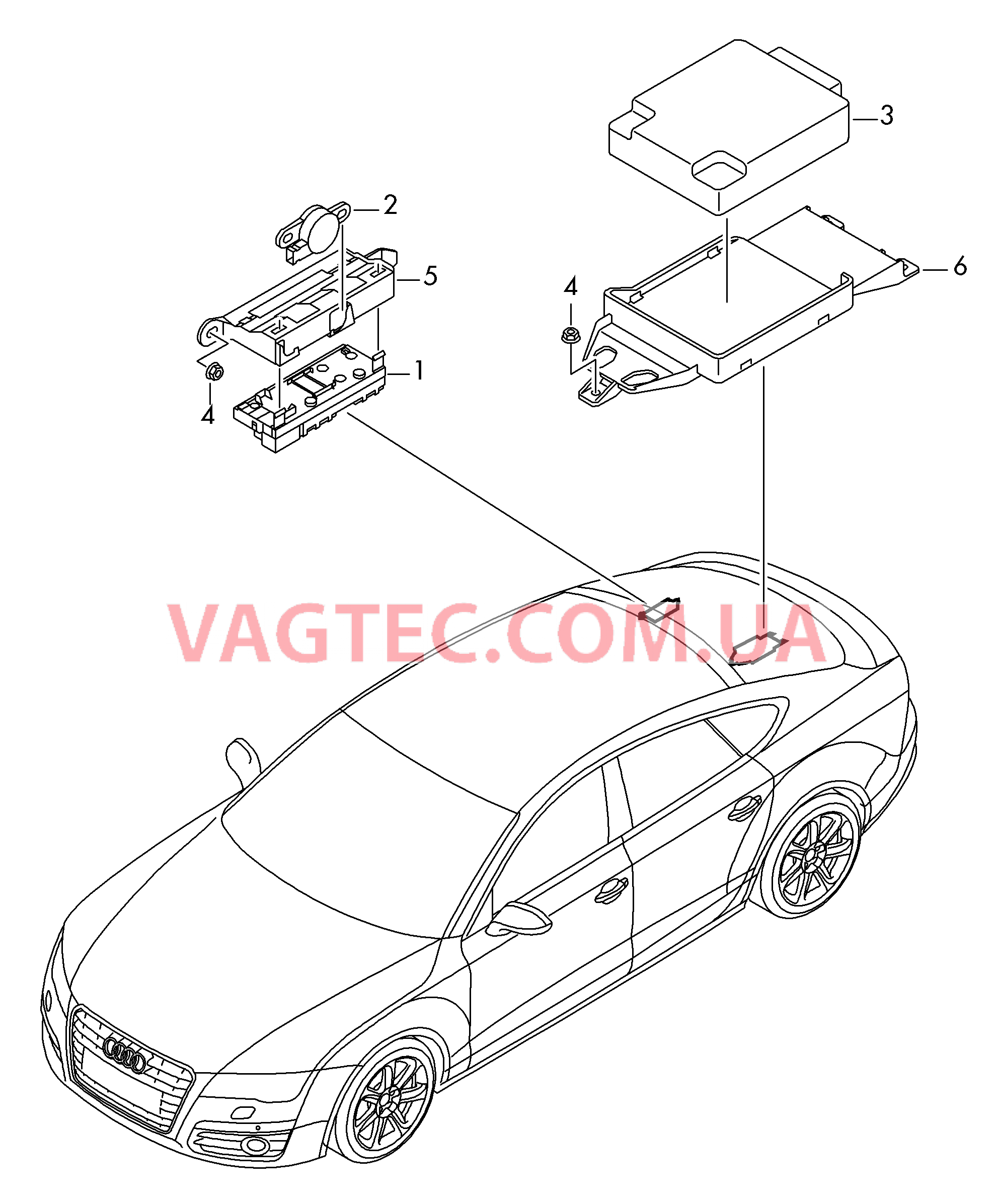 БУ двери багажного отсека Преобразователь напряжения  для AUDI A7 2019