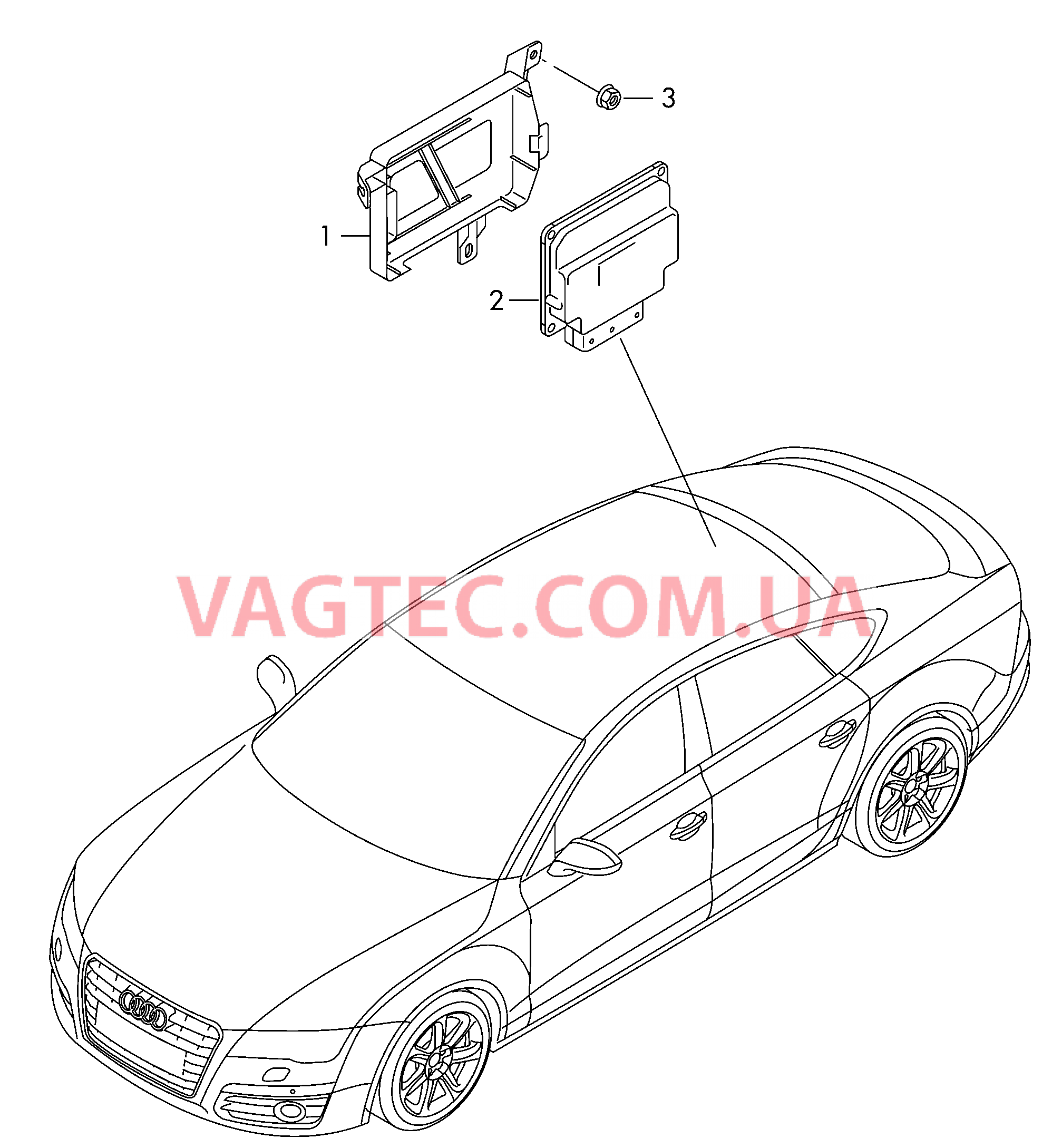 Блок управления полного привода  для AUDI RS7 2017