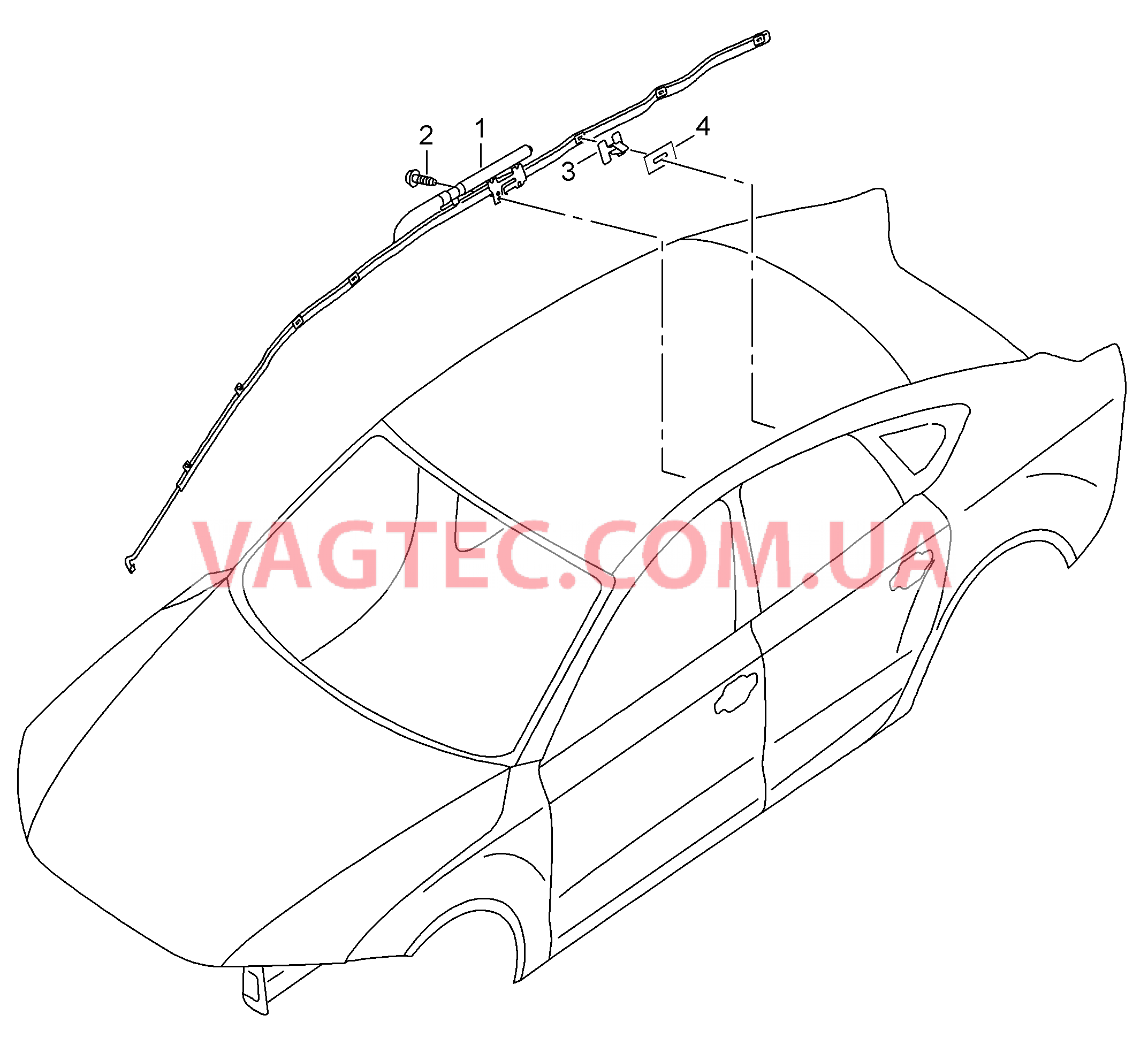 Модуль подушки без. для головы **   только для немедленной ** **    установки             **  Cмотри руководство по ремонту  для AUDI A7 2019