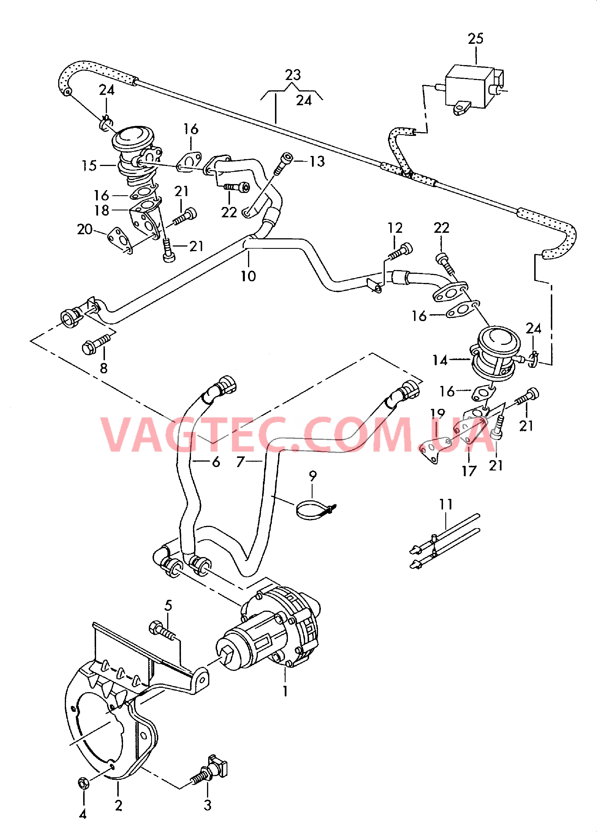 Насос вторичного воздуха  для AUDI A4 2005