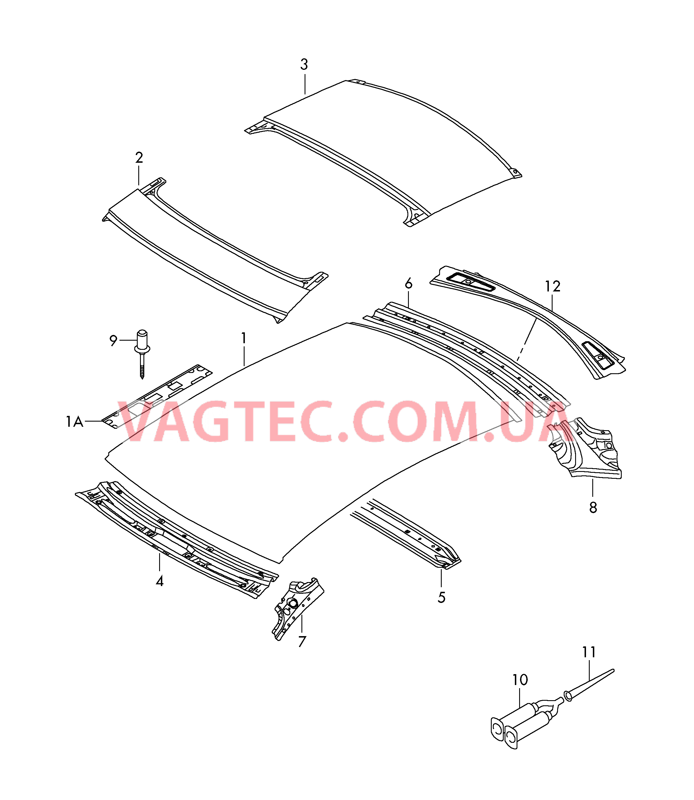 Крыша AUDI A5 / S5   для AUDI A5 2008