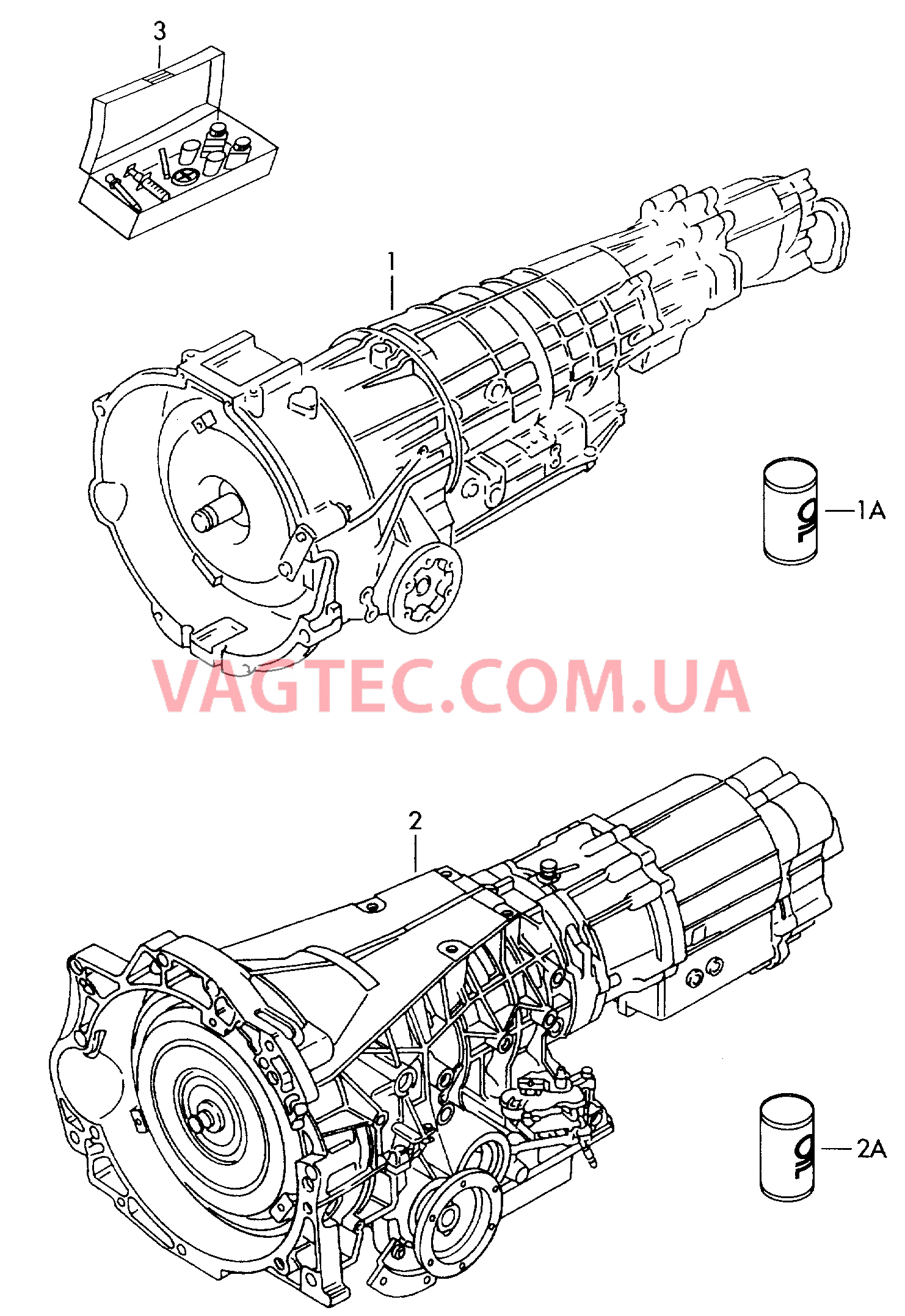 КП в сборе 5-ступ. АКП с межосевым дифференциалом  для AUDI A4 2008