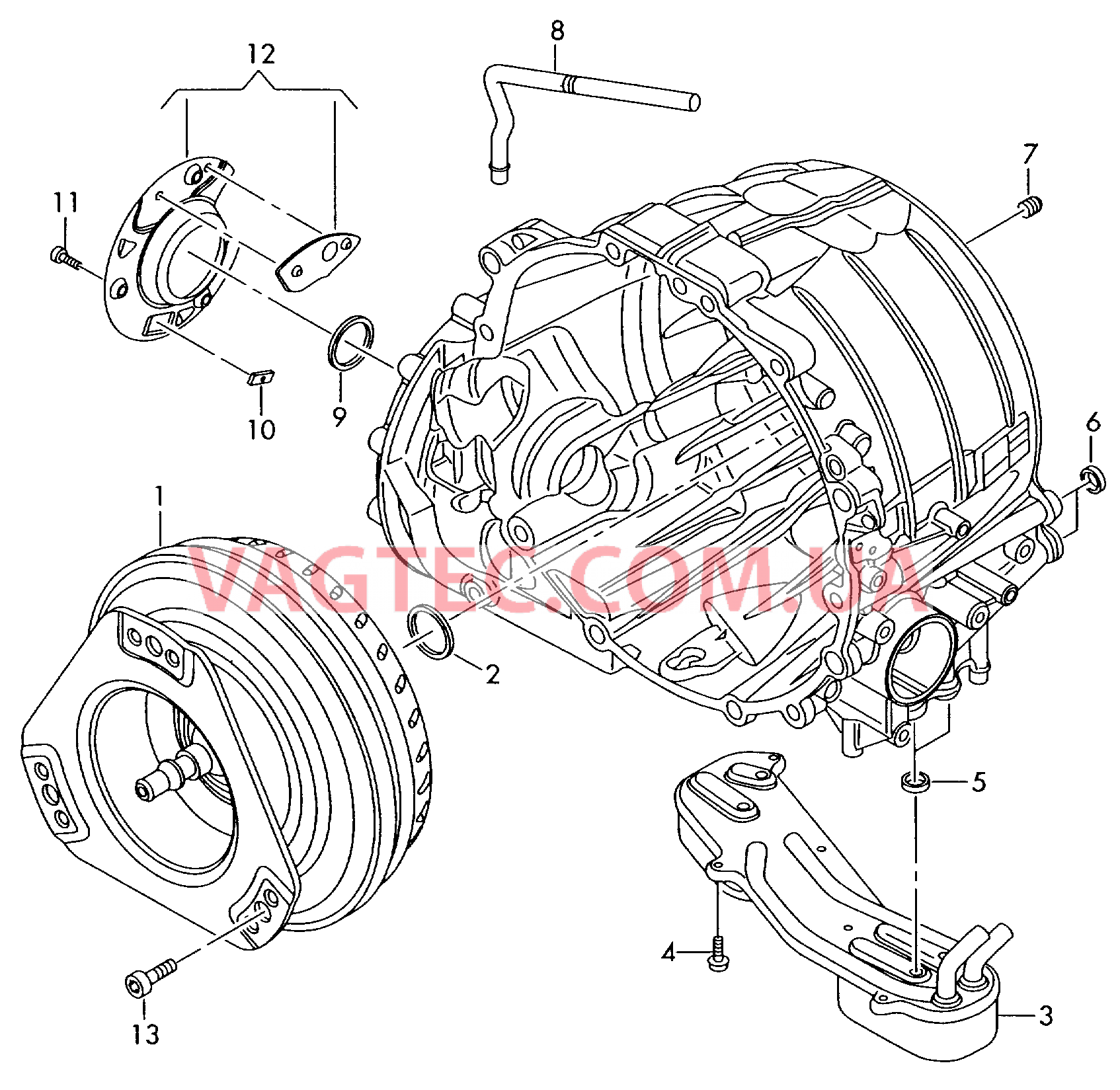 Преобразователь для 6-ступенчатой АКП   -------6HР19-------------- для AUDI A8Q 2007