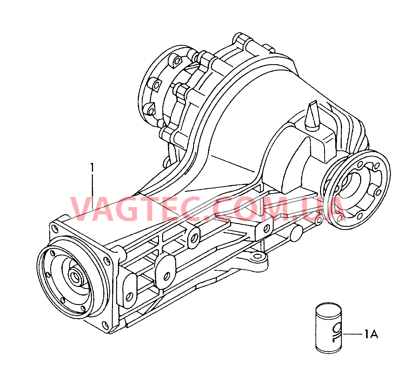 Главная передача заднего моста  для AUDI A4 2002