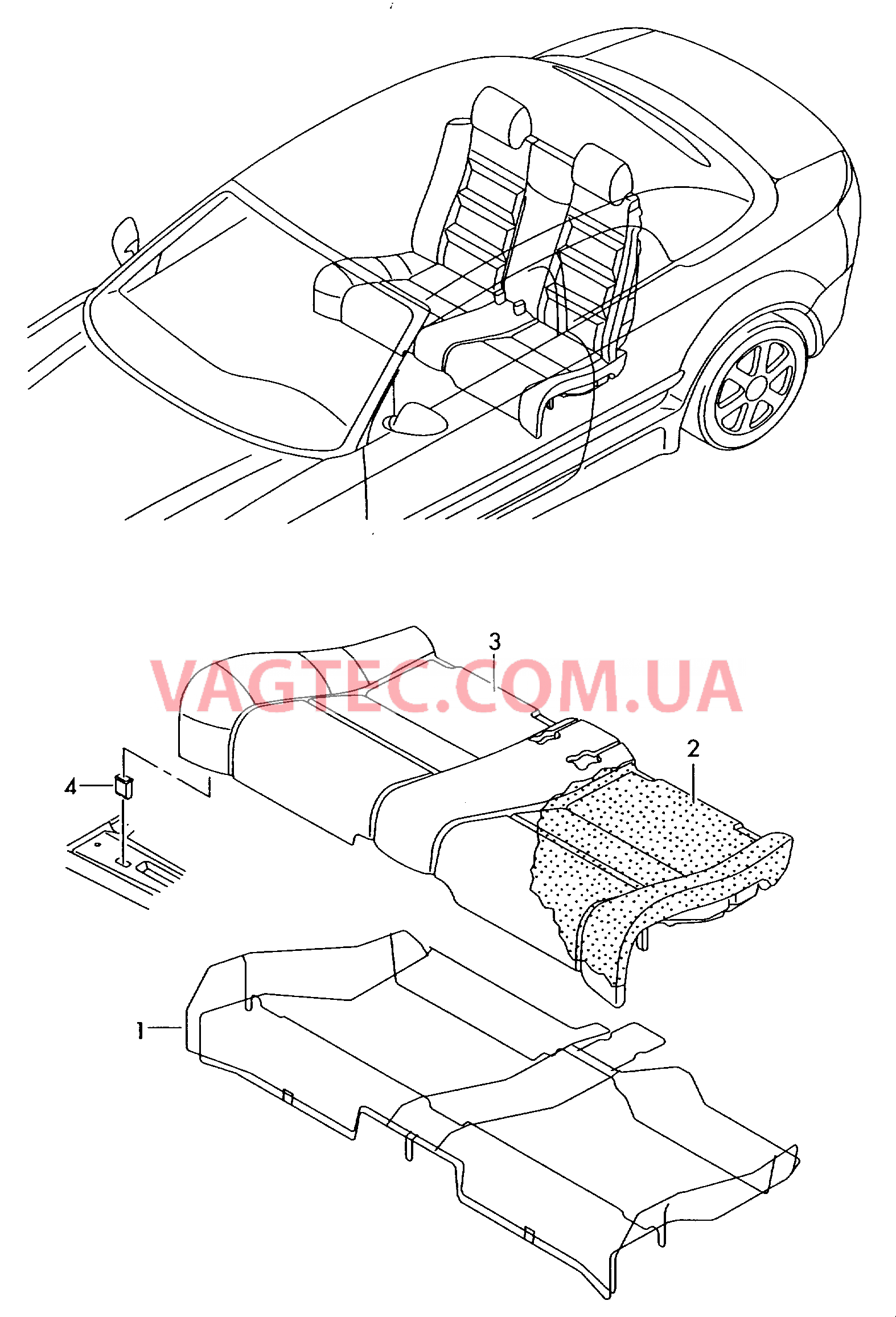 Сиденье  для AUDI RS4C 2008