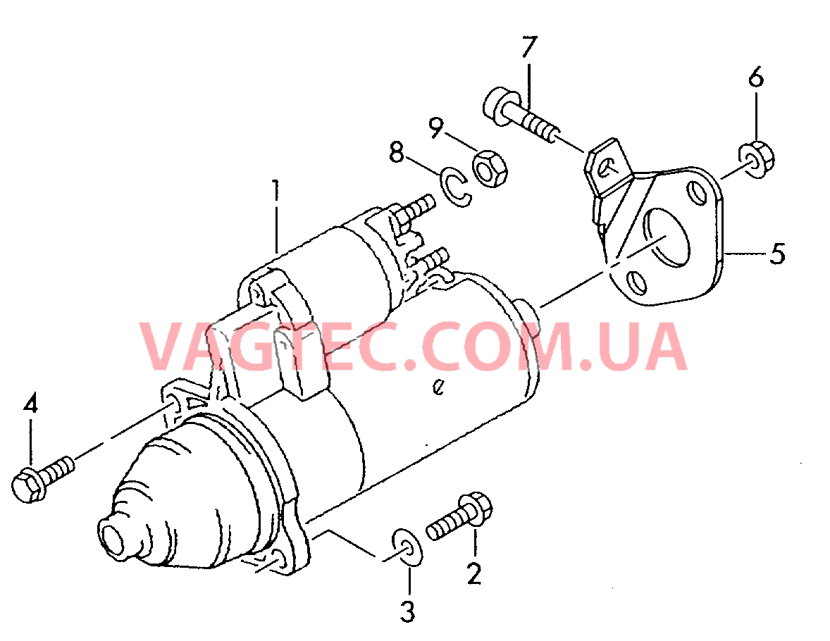 Cтартер и детали не в сборе  для AUDI A4 2003