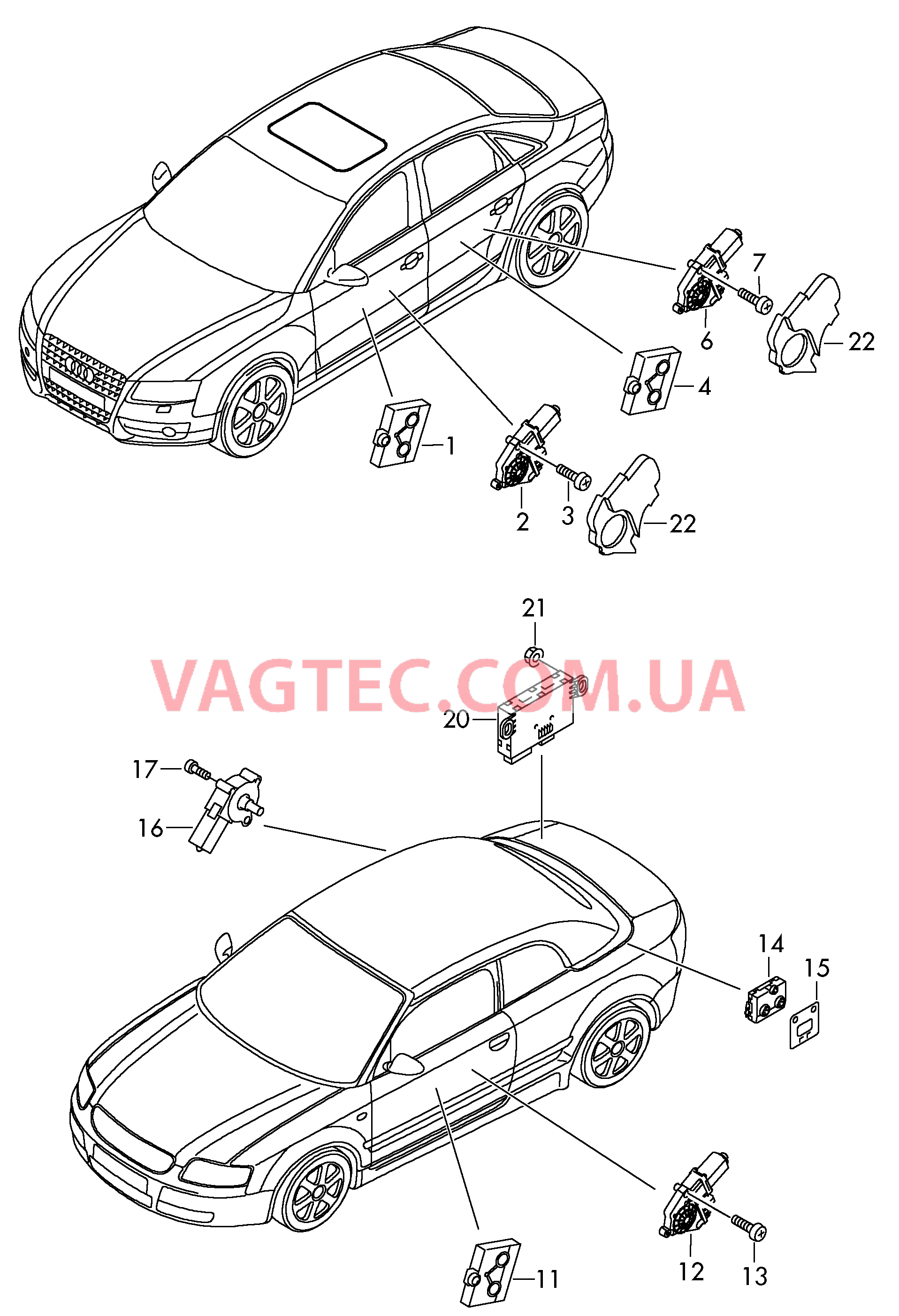 БУ двери Эл.двигатель стеклоподъёмника для а/м со специальной защитой  для AUDI A6Q 2009