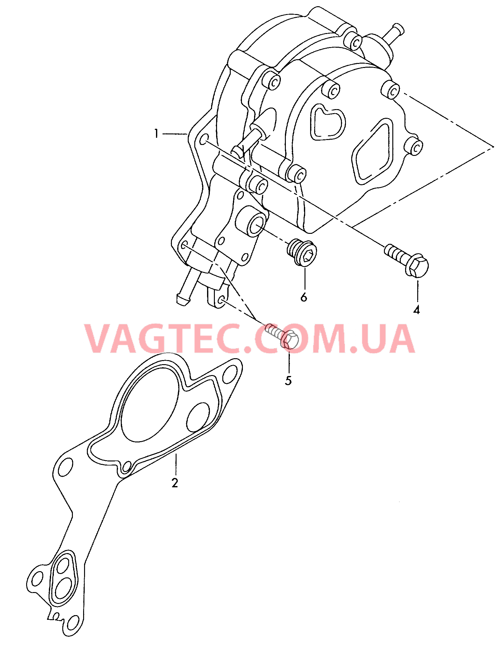 Вакуумный насос Топливный насос  для AUDI A6 2003