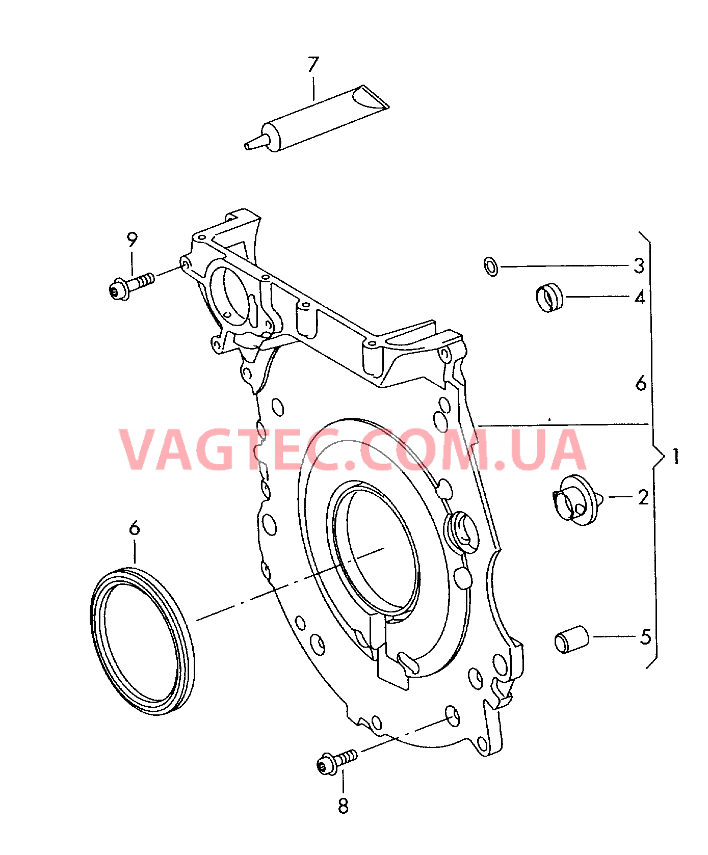 Кор. мех-ма измен. фаз газрас.  для VOLKSWAGEN GOLF 2014