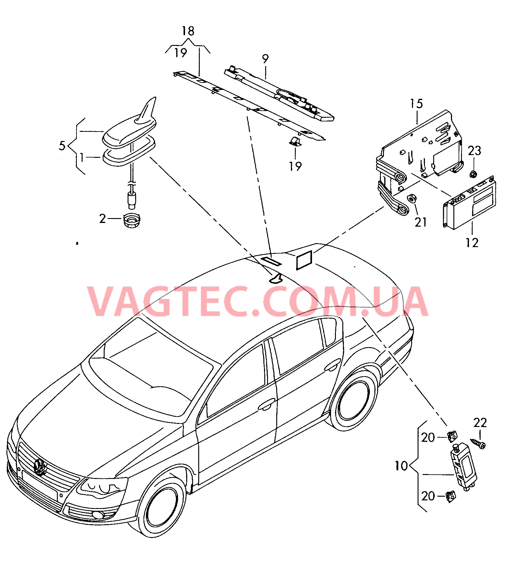 Электродетали для цифрового радиоприема   D             >> - 02.11.2009 для VOLKSWAGEN PACC 2010