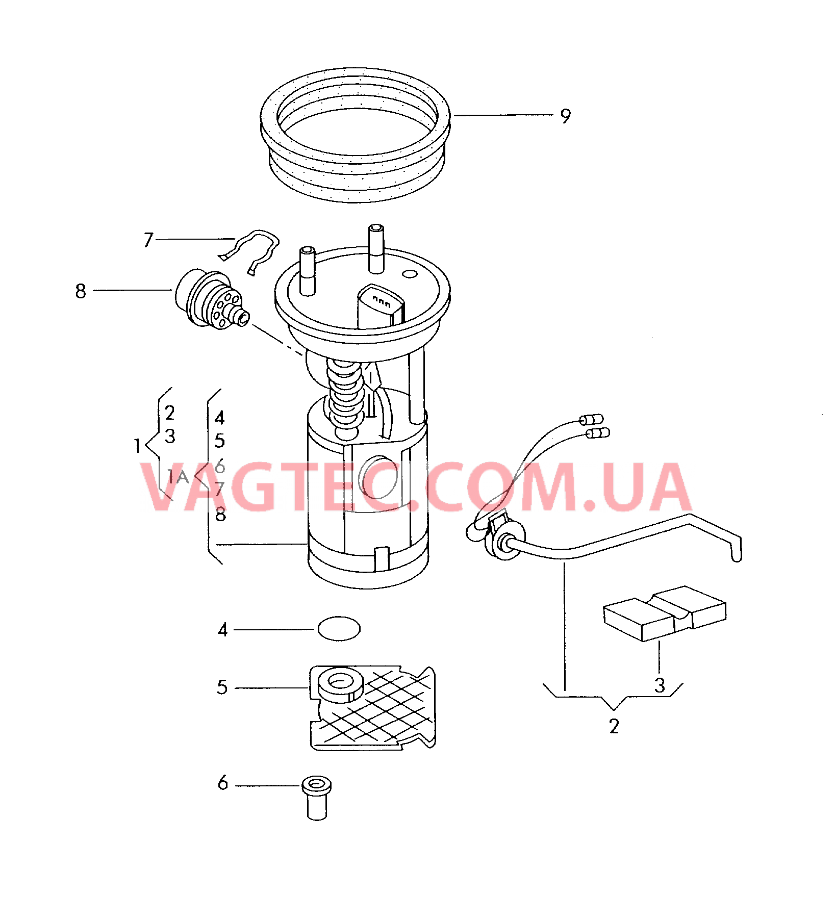 Модуль подачи топлива и датчик уровня топлива .  для VOLKSWAGEN Suran 2012