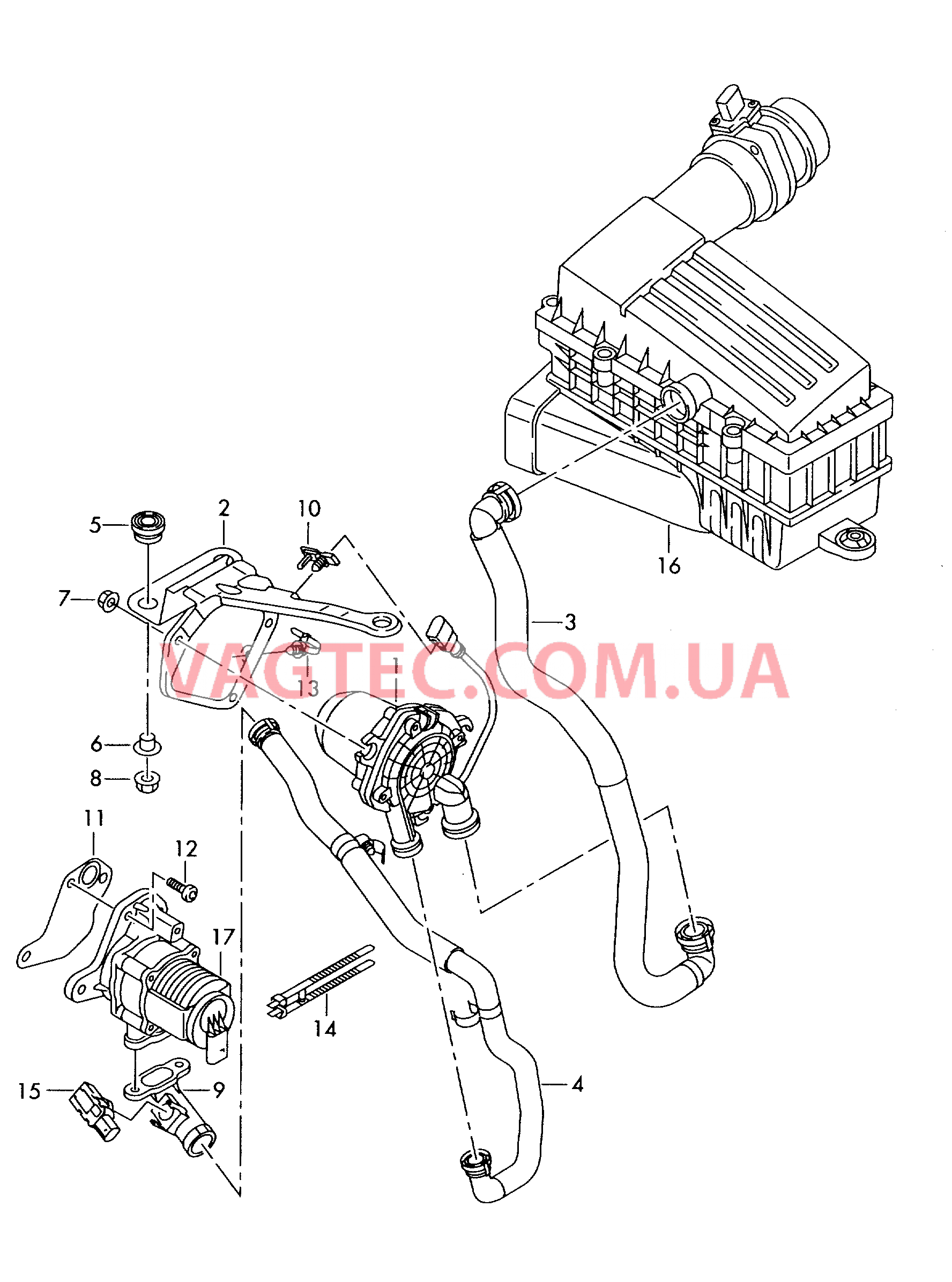 Насос вторичного воздуха  для VOLKSWAGEN GOLF 2011