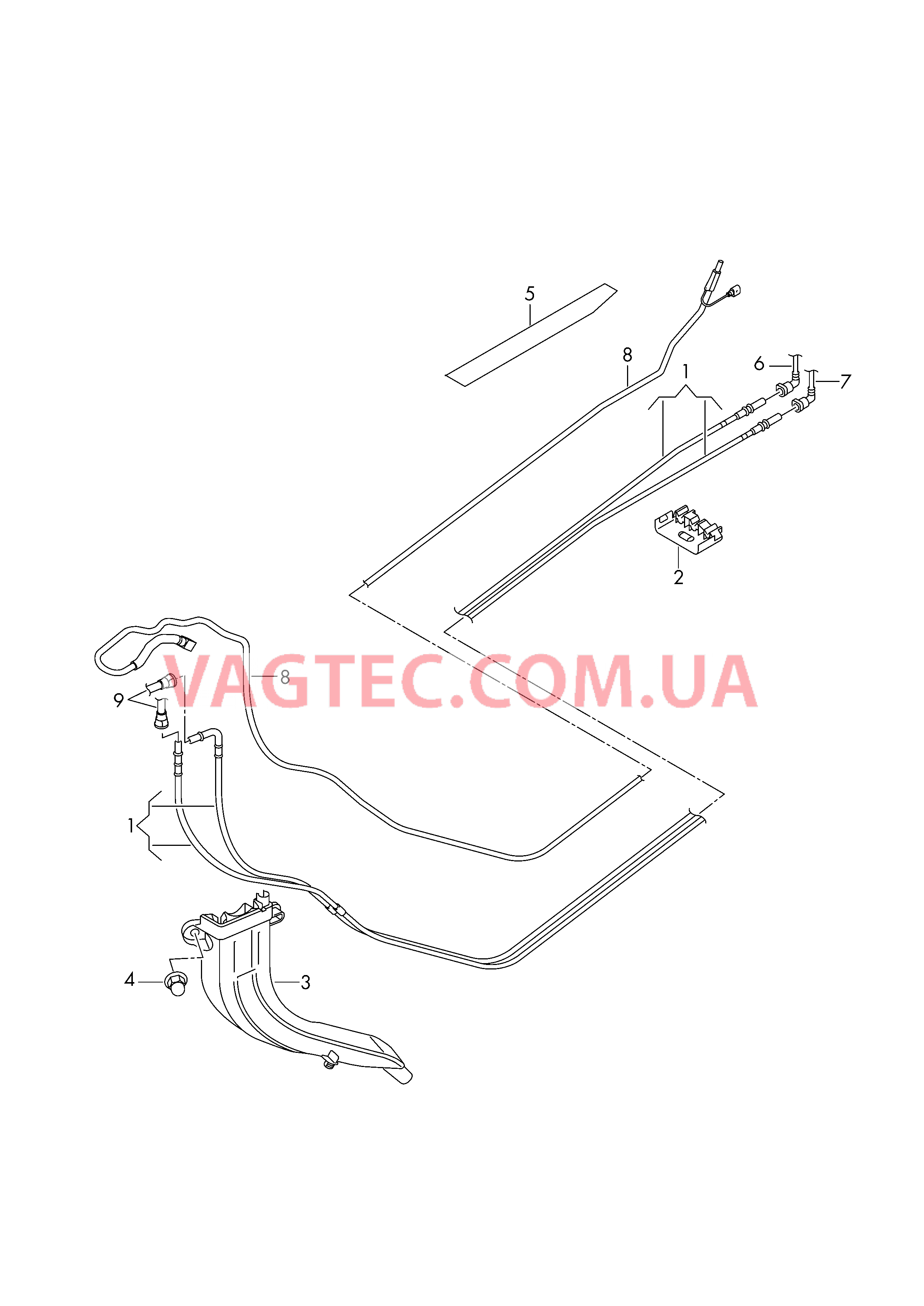 Топливопровод  для SEAT Ateca 2016