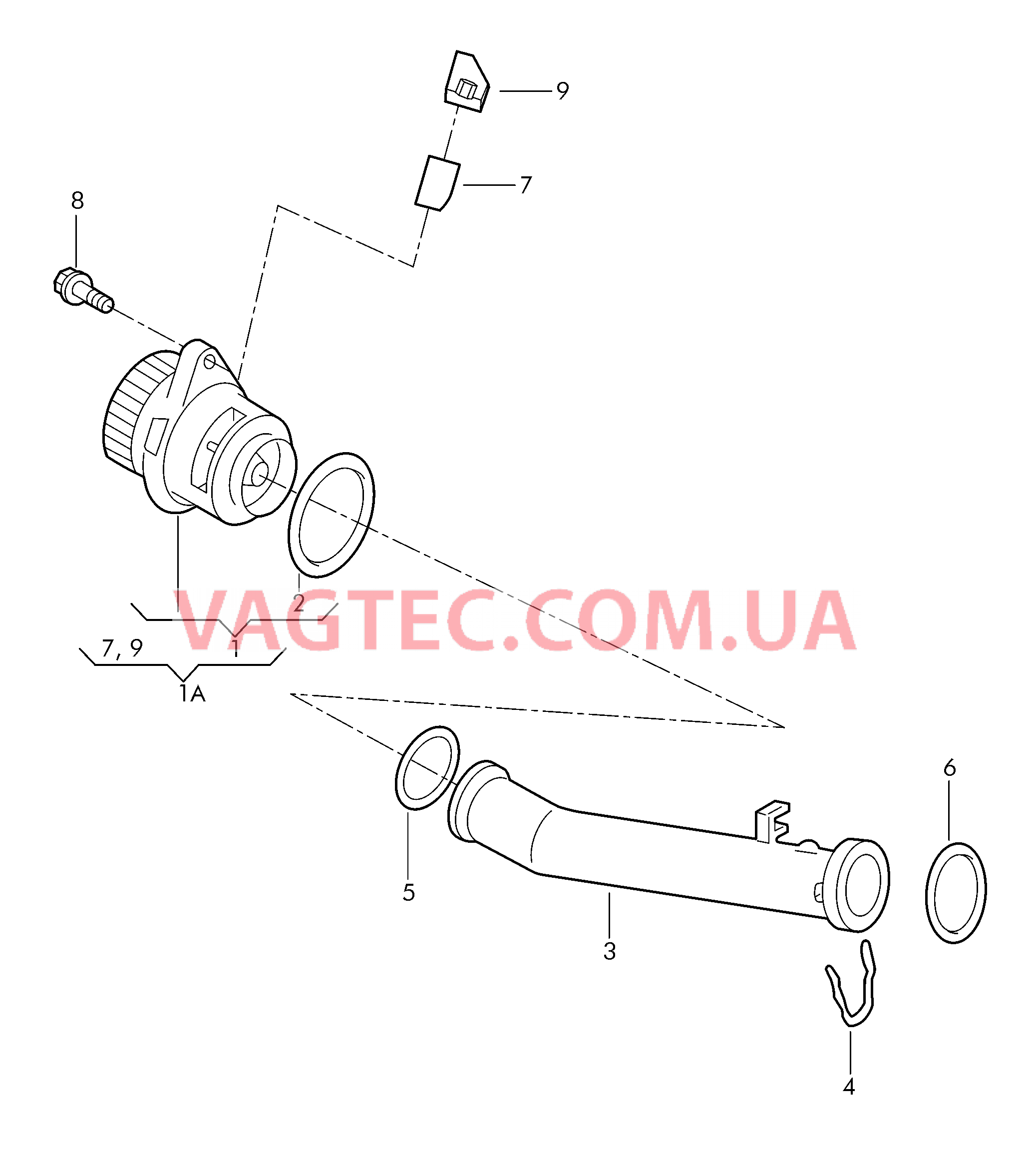 Насос системы охлаждения  для SEAT CO 2004