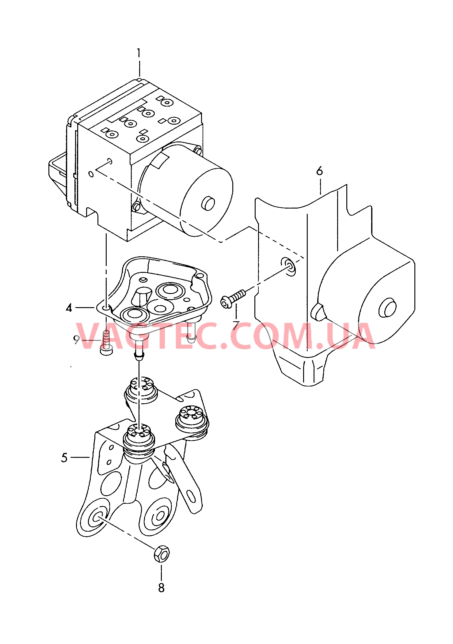 Cистема                 -ABS-  для VOLKSWAGEN Passat 2006