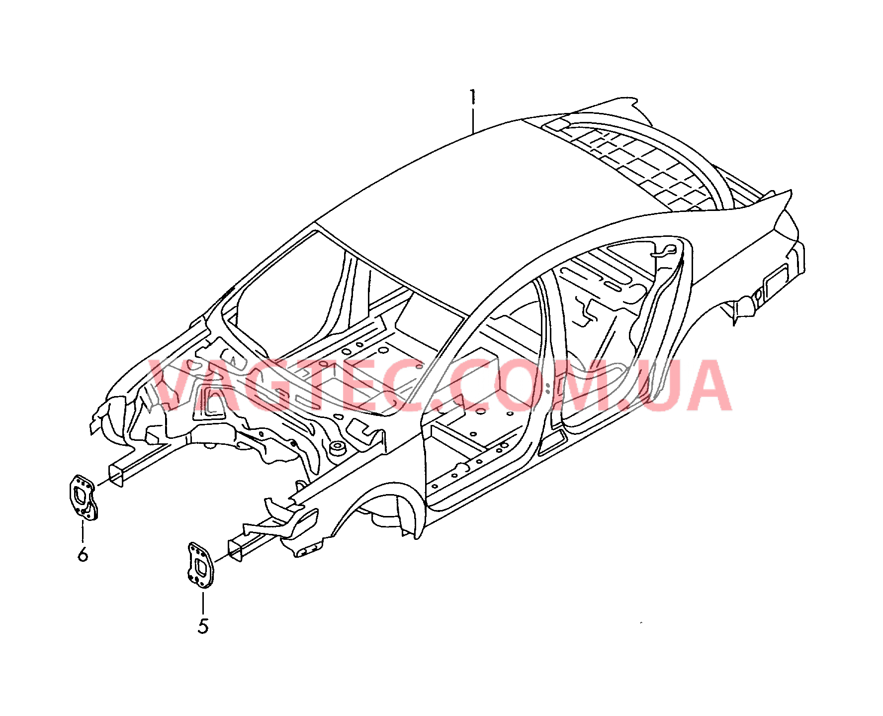 Кузов  для VOLKSWAGEN CC 2016