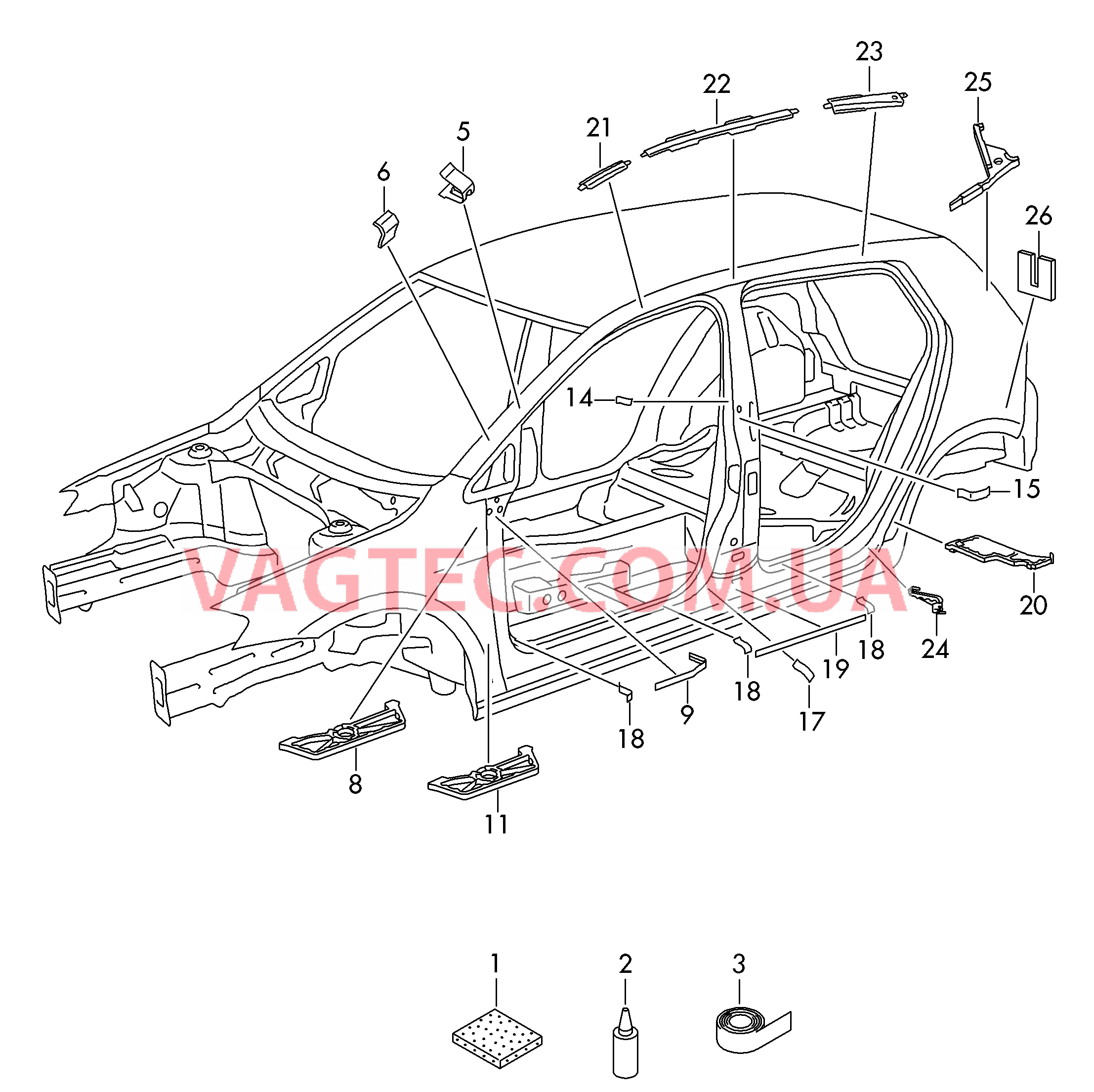 Шумоизоляция  для SEAT Ateca 2017