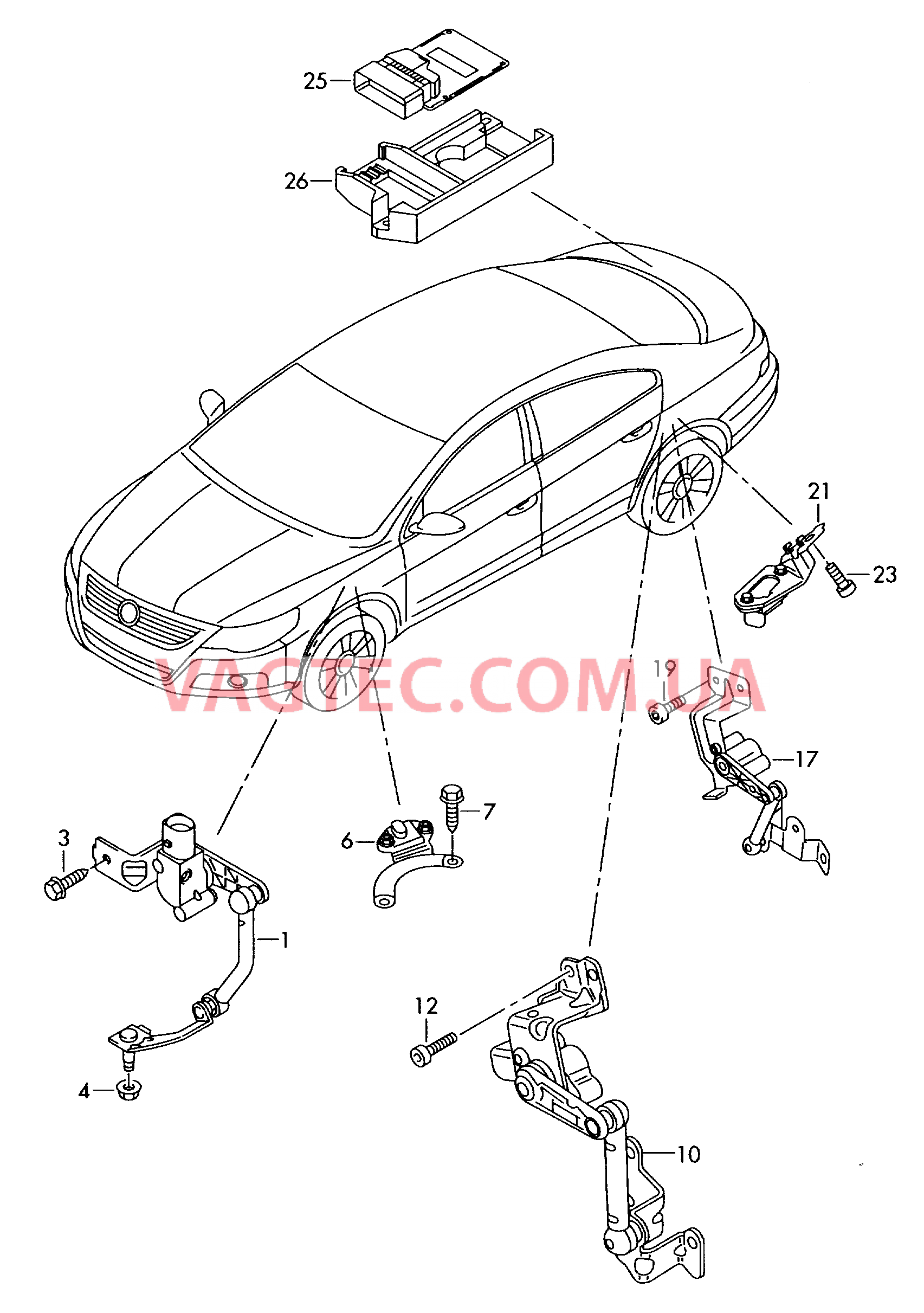 Cписок стартеров  для VOLKSWAGEN Passat 2011
